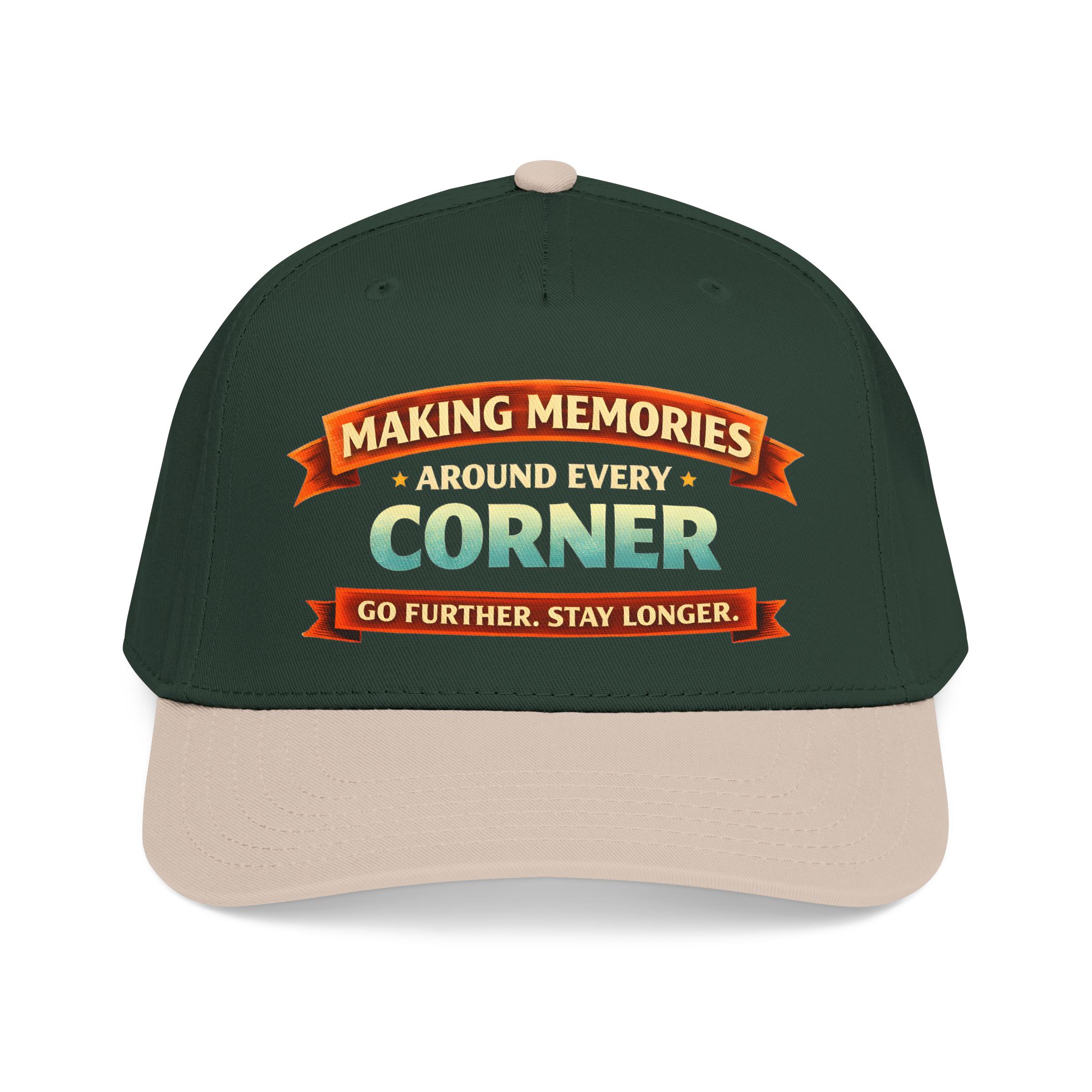 Baseball Cap - "Making Memories Around Every Corner" Design Scenic-Line