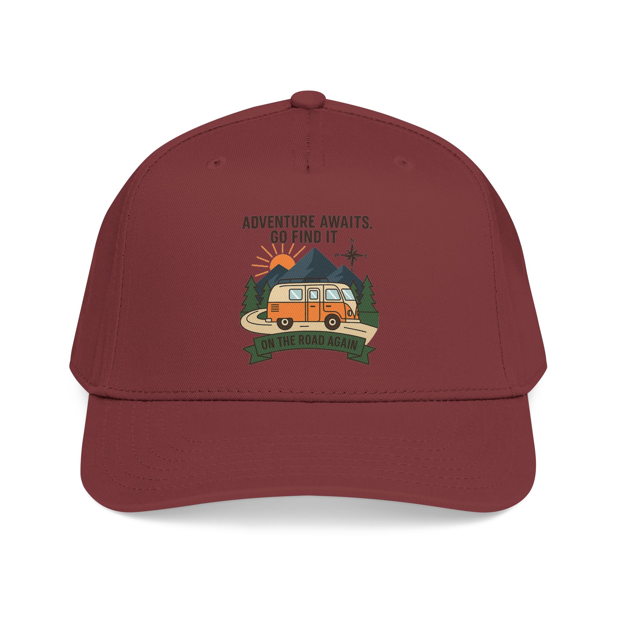 Baseball Cap - "Adventure Awaits" Outdoor Travel Hat