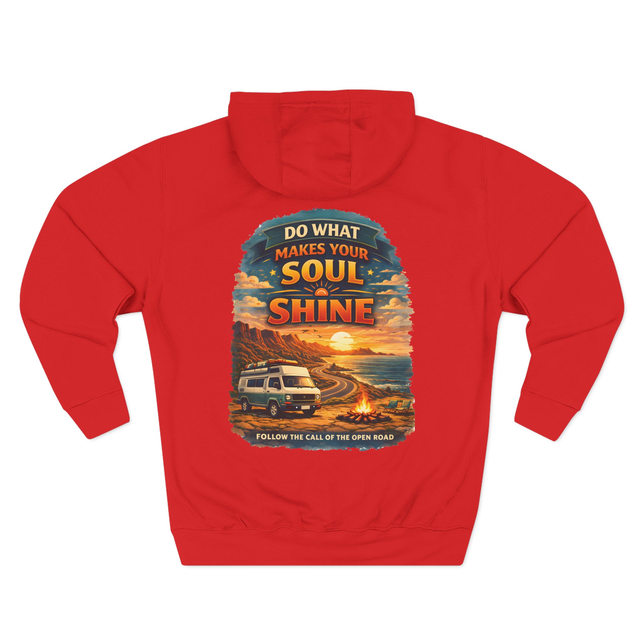 6365640528614200261_2048.jpeg Three-Panel Fleece Hoodie - "Do What Makes Your Soul Shine" Design Scenic-Line