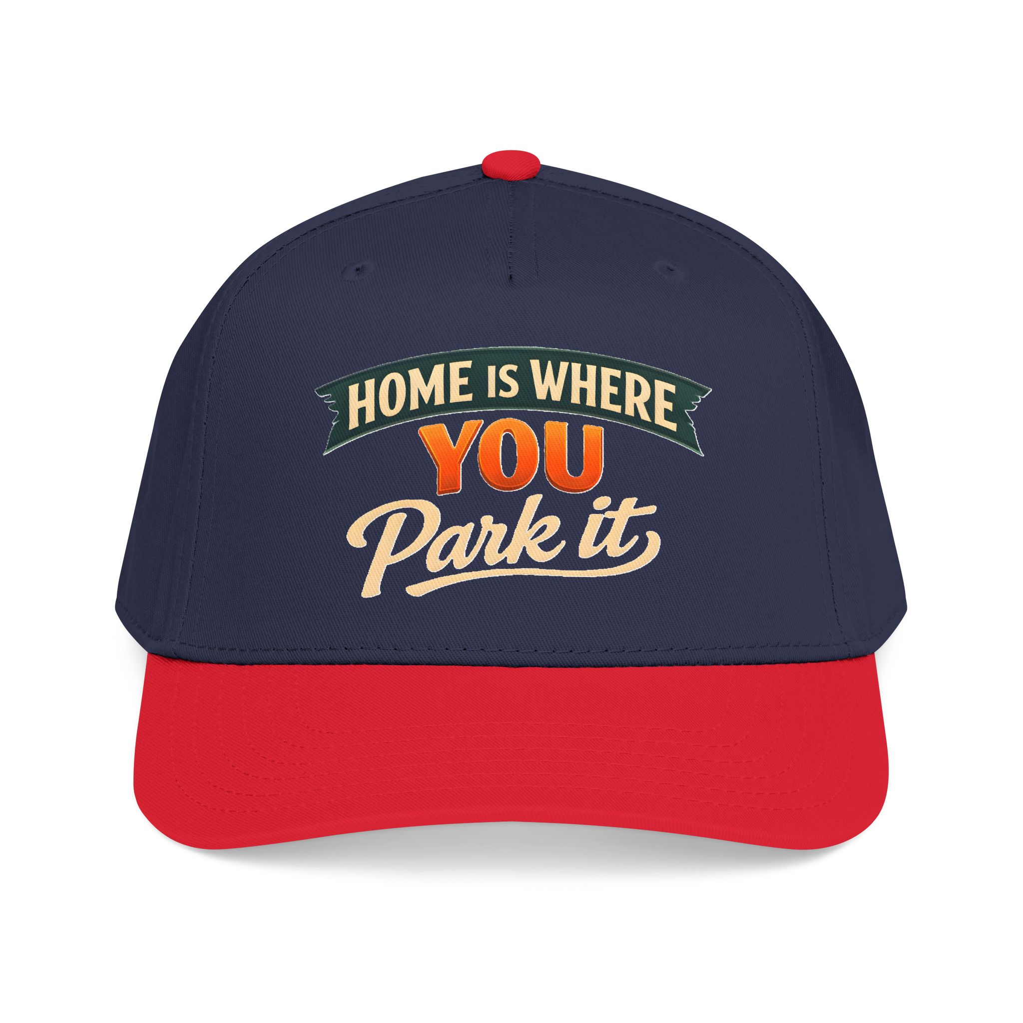 Baseball Cap - "Home Is where You Park It" Design Scenic-Line