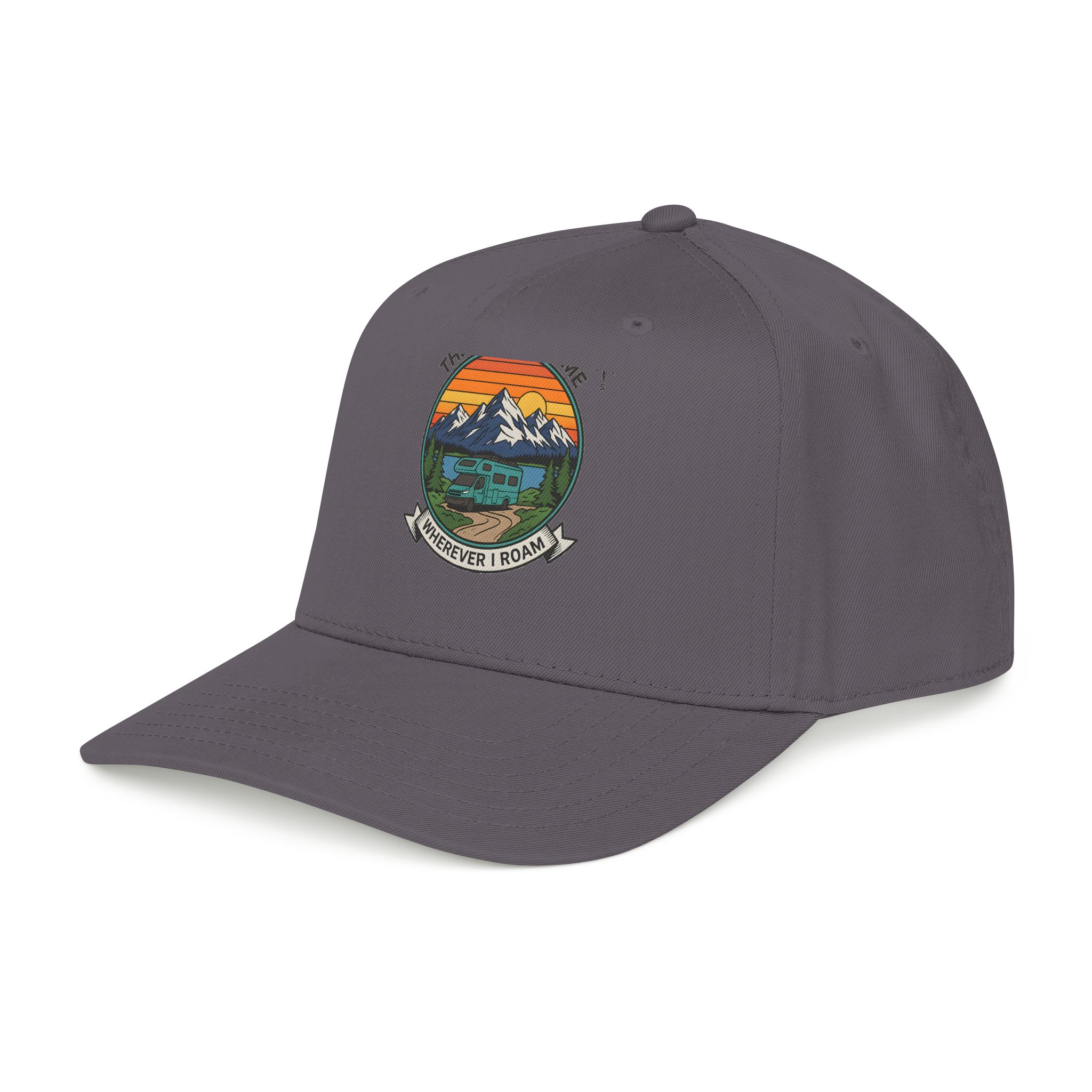 Baseball Cap — "The Road Is Home, Wherever I Roam"