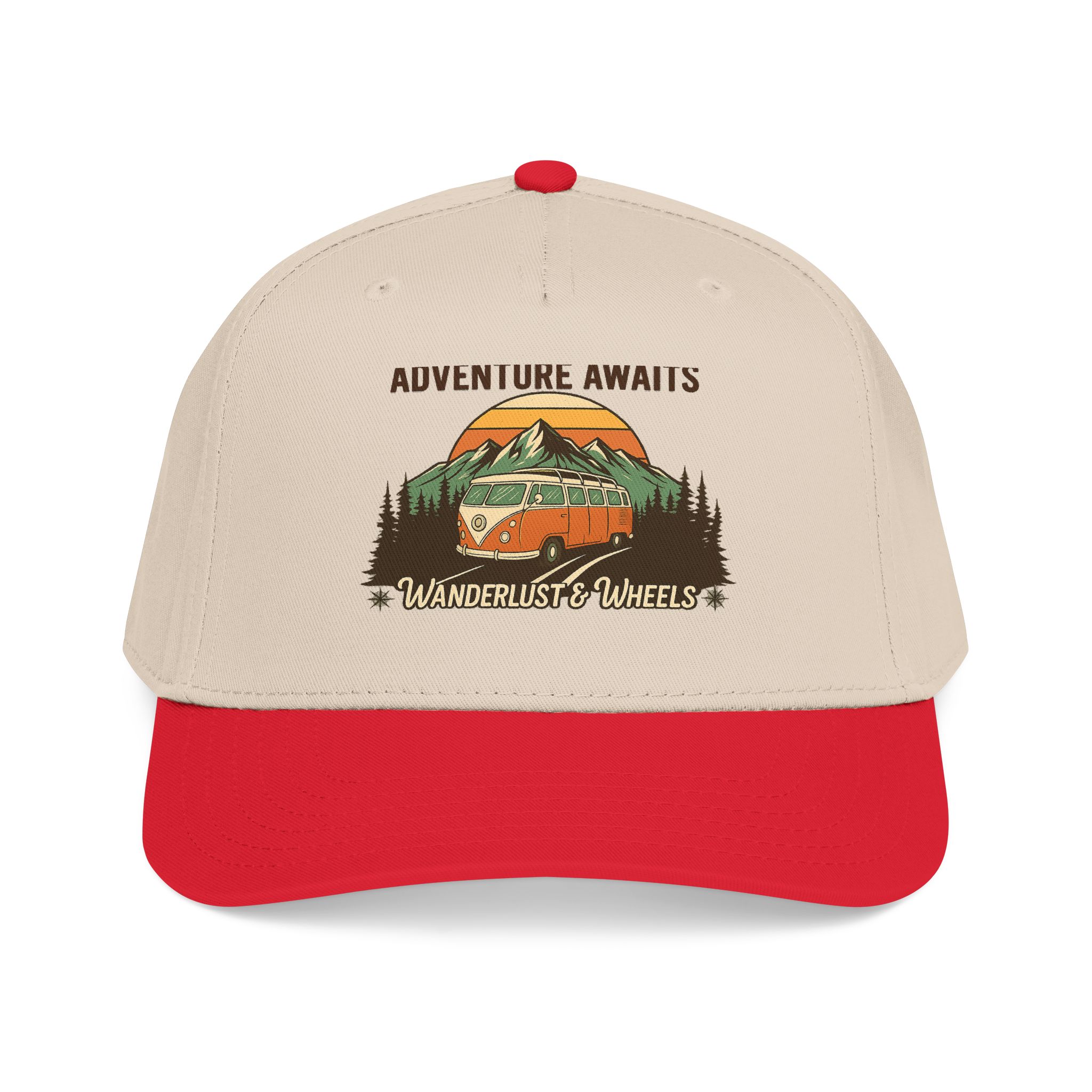 Baseball Cap - "Home Is Where You Adventure Awaits" Mid Profile Baseball Cap