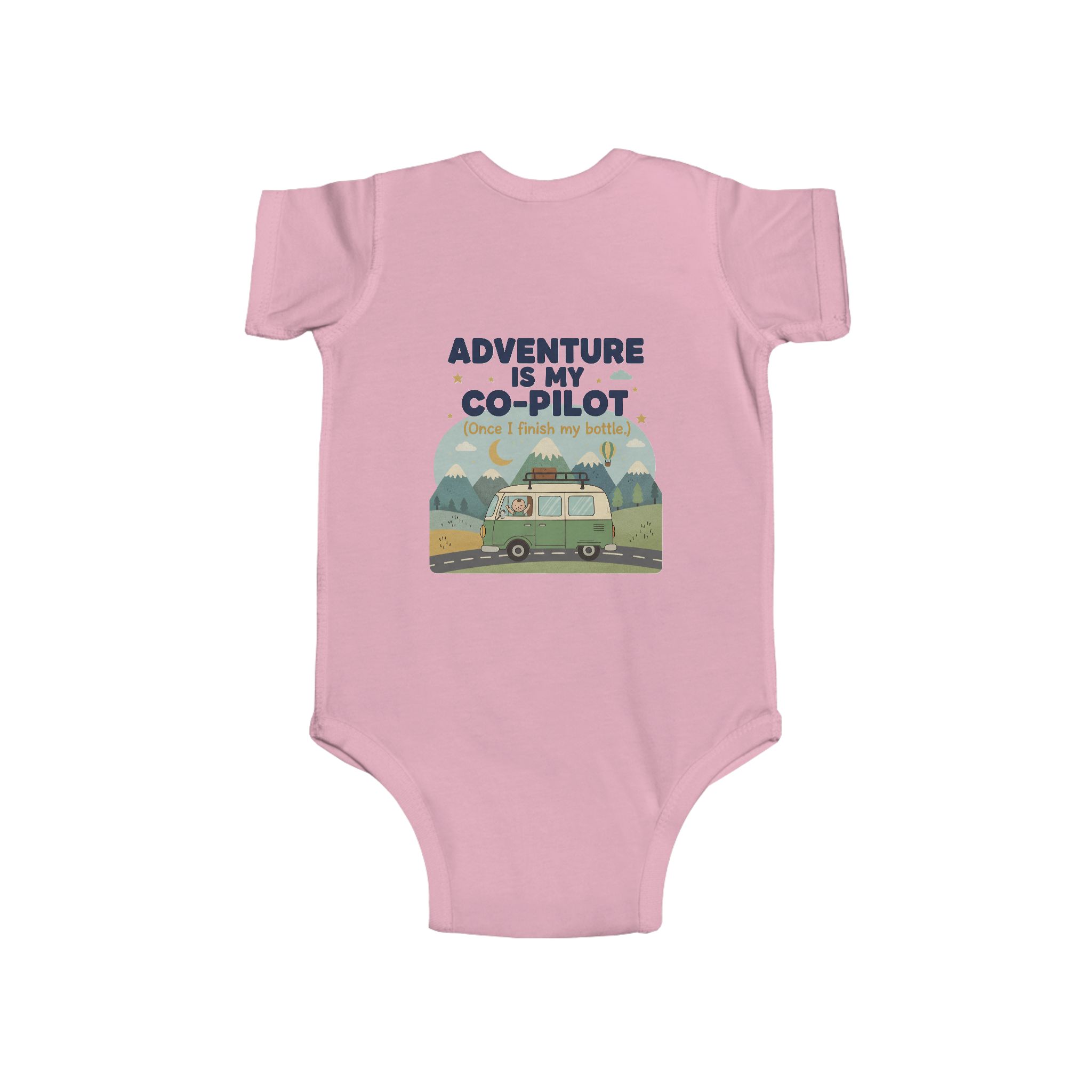 Infant Bodysuit — "Adventure Is My Co-Pilot" RV Baby Onesie