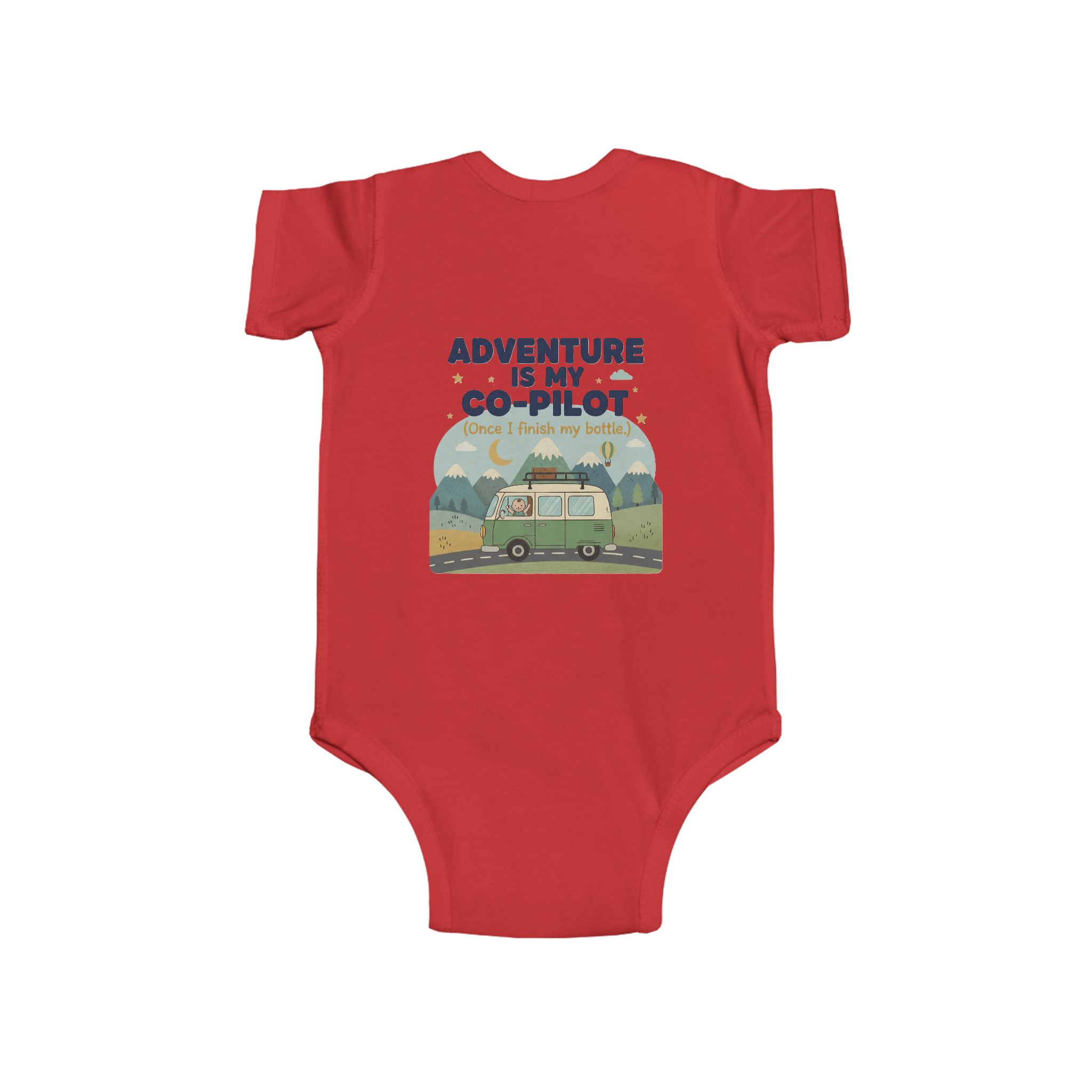 Infant Bodysuit — "Adventure Is My Co-Pilot" RV Baby Onesie