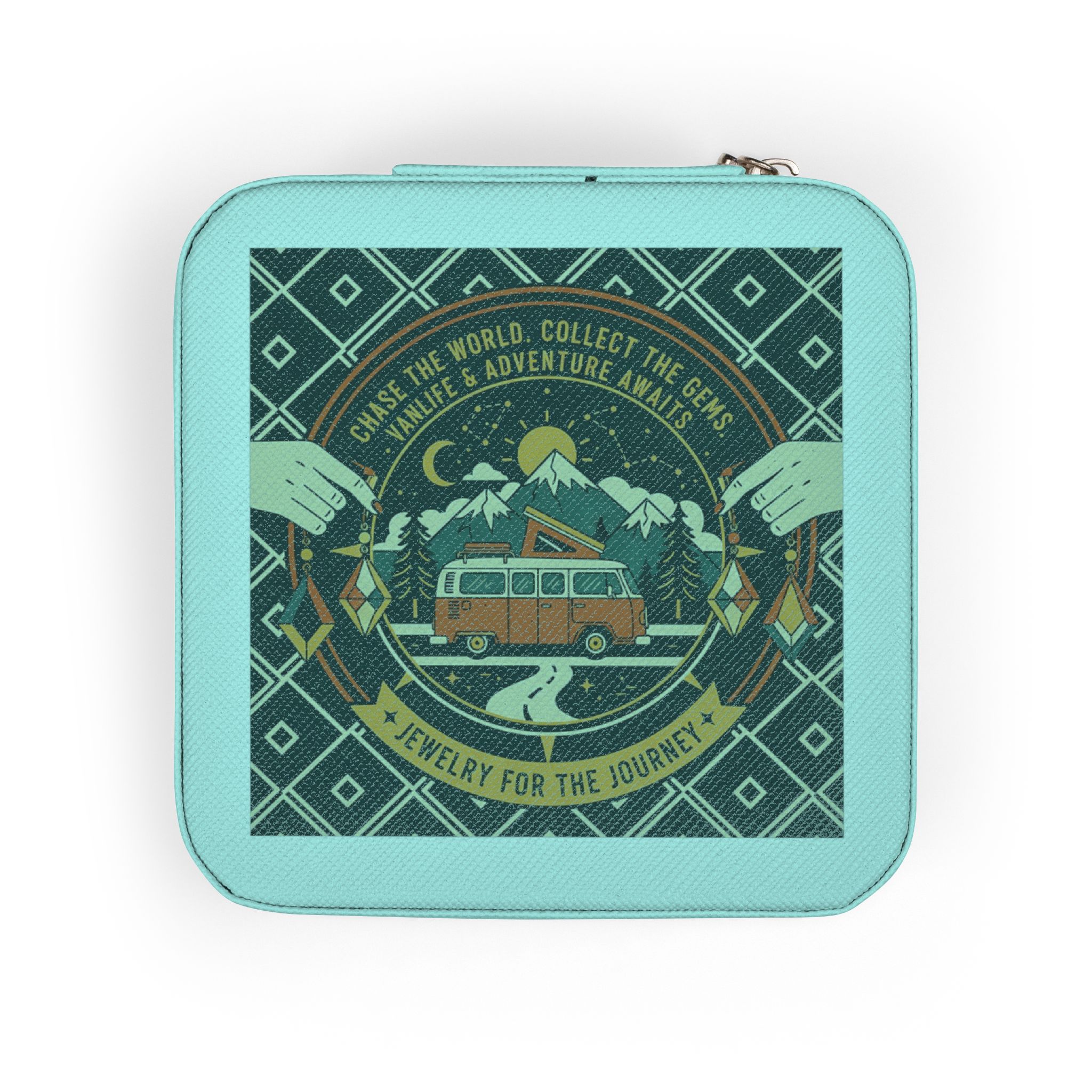 Jewelry Travel Case – Compact Organizer for Rings, Necklaces & Earrings