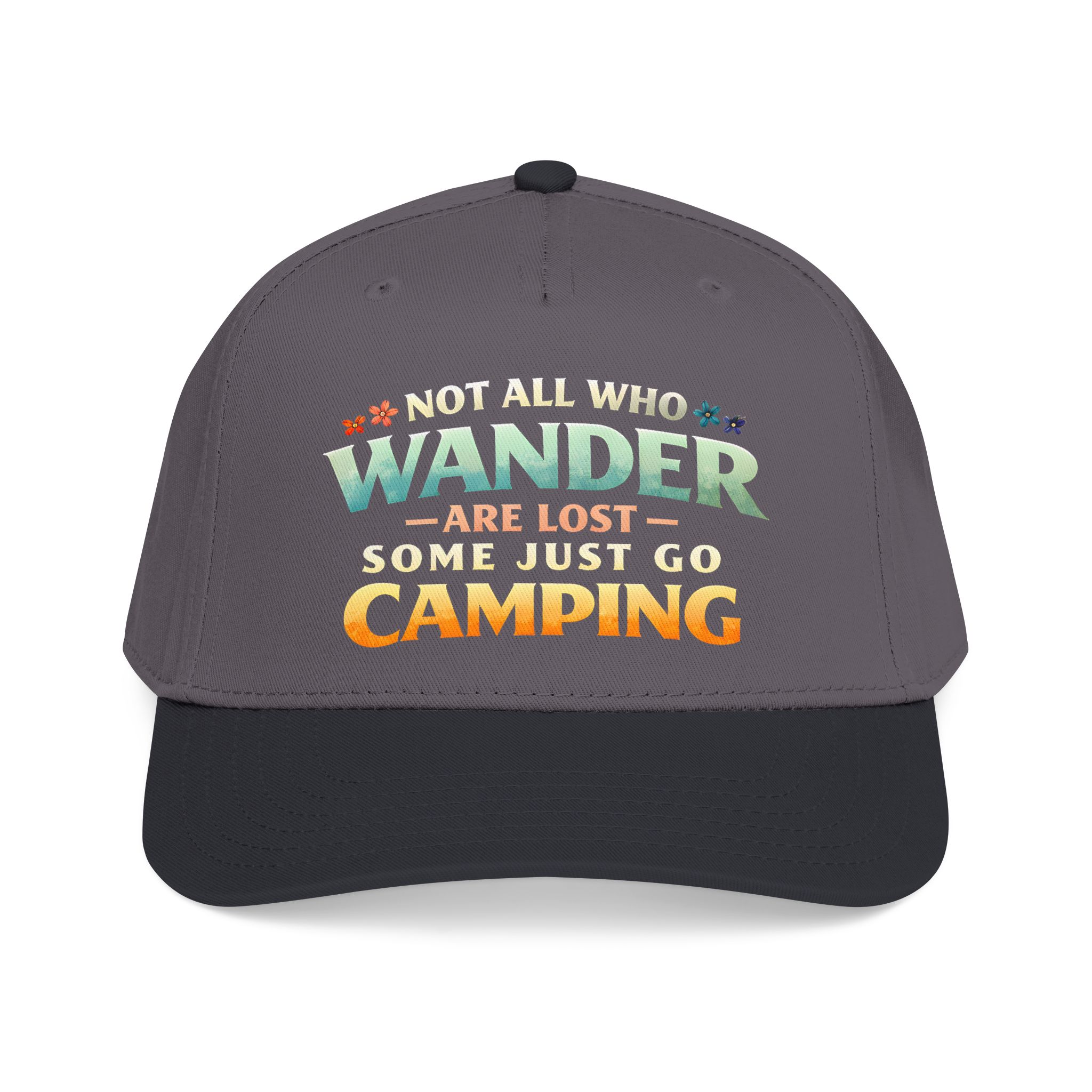 Baseball Cap - "Not All Who Wander Are Lost" Design Scenic-Line