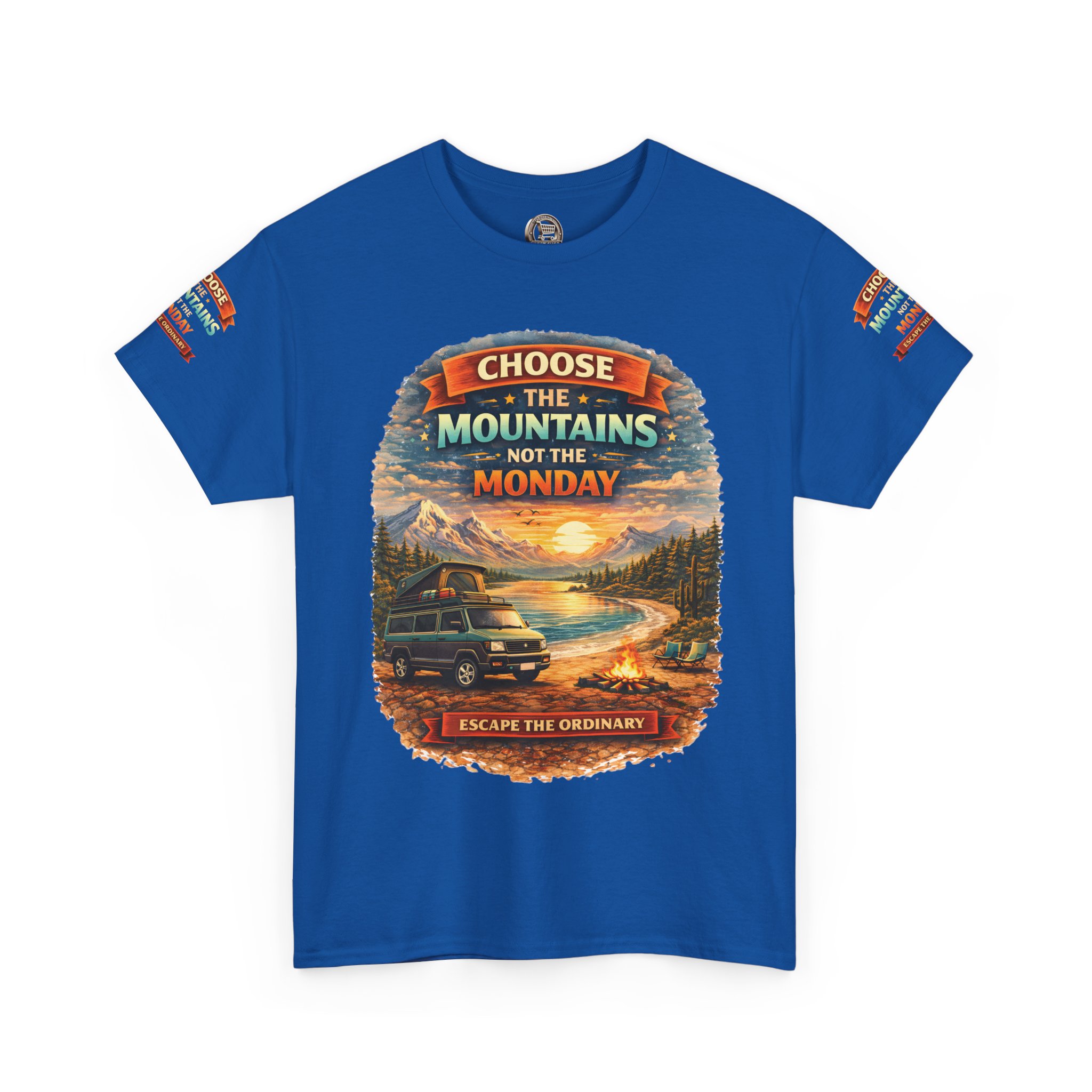 6423002626610697590_2048.jpeg Unisex Heavy Cotton Tee — "Choose The Mountens" Design Scenic-Line