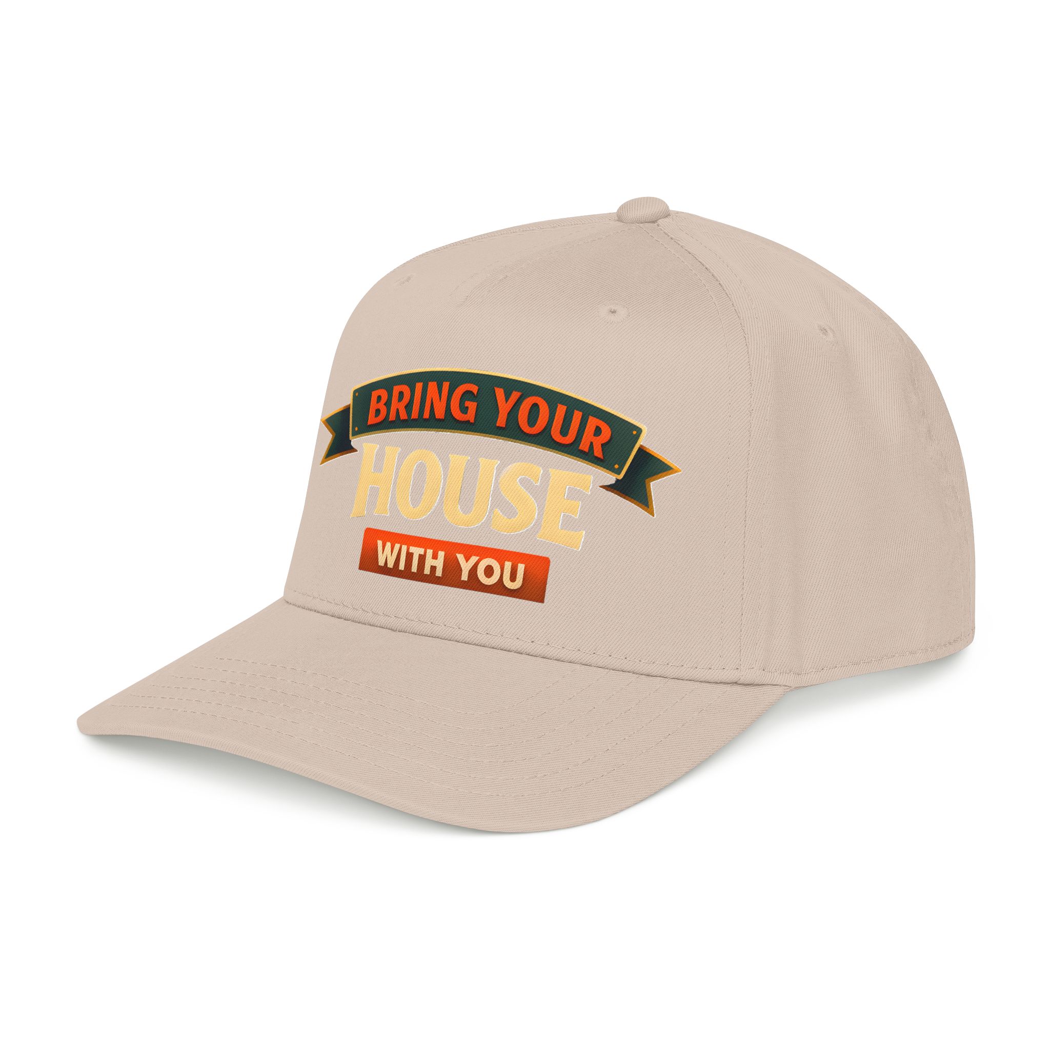 Baseball Cap - "Bring Your House With You" Design Scenic-Line