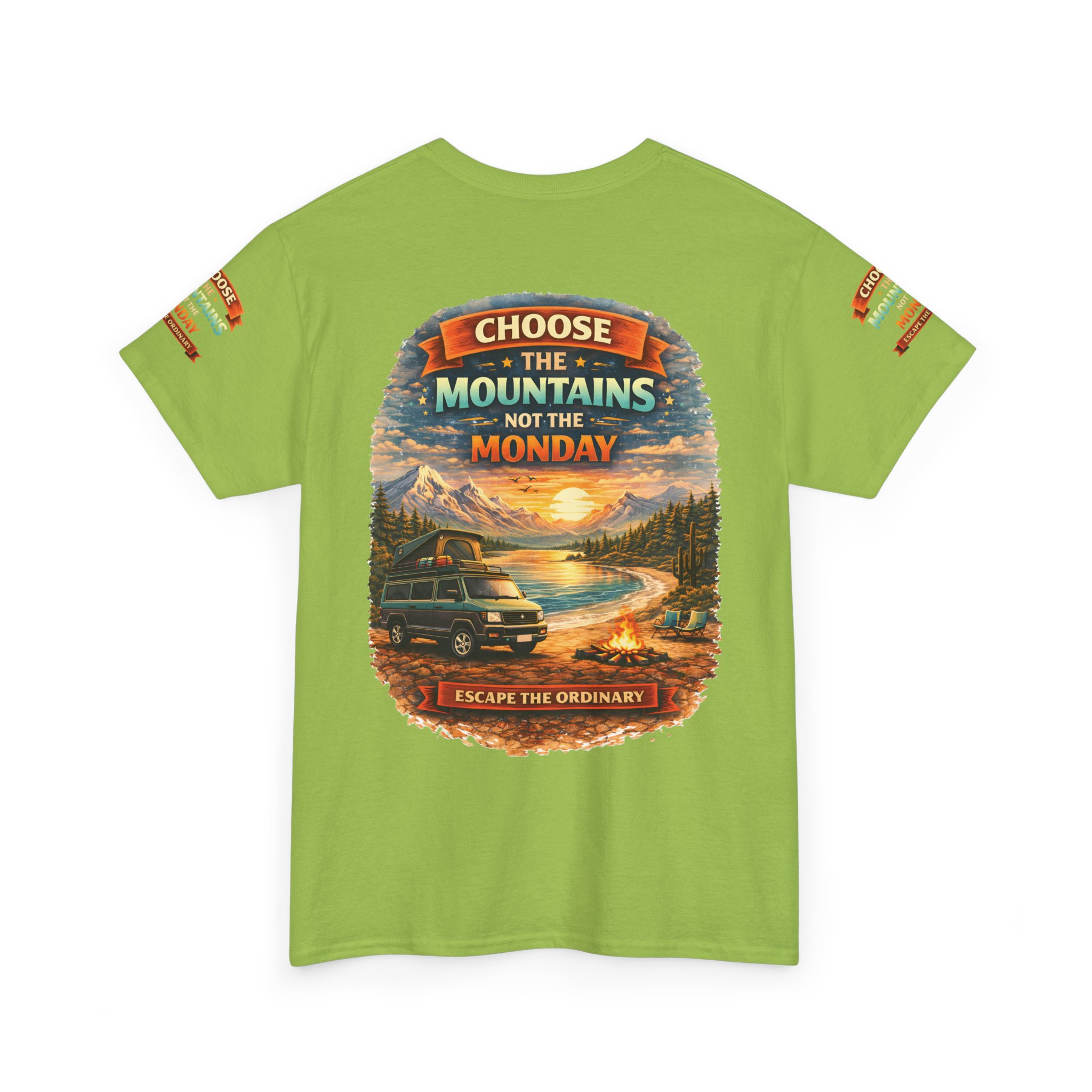 6433901791959965432_2048.jpeg Unisex Heavy Cotton Tee — "Choose The Mountens" Design Scenic-Line