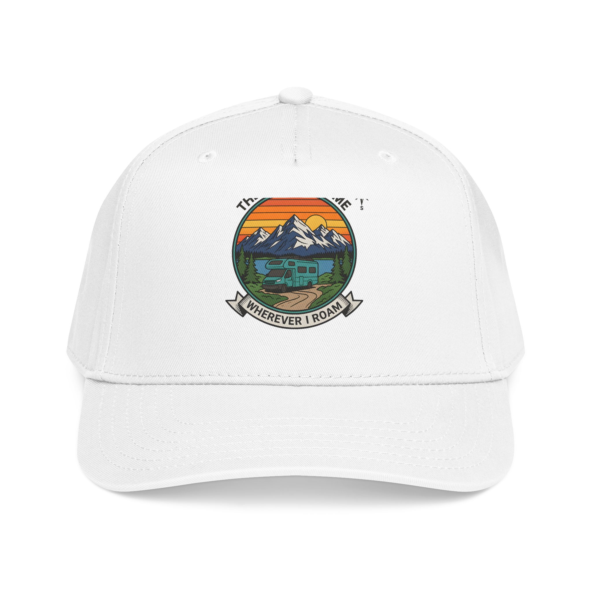 Baseball Cap — "The Road Is Home, Wherever I Roam"