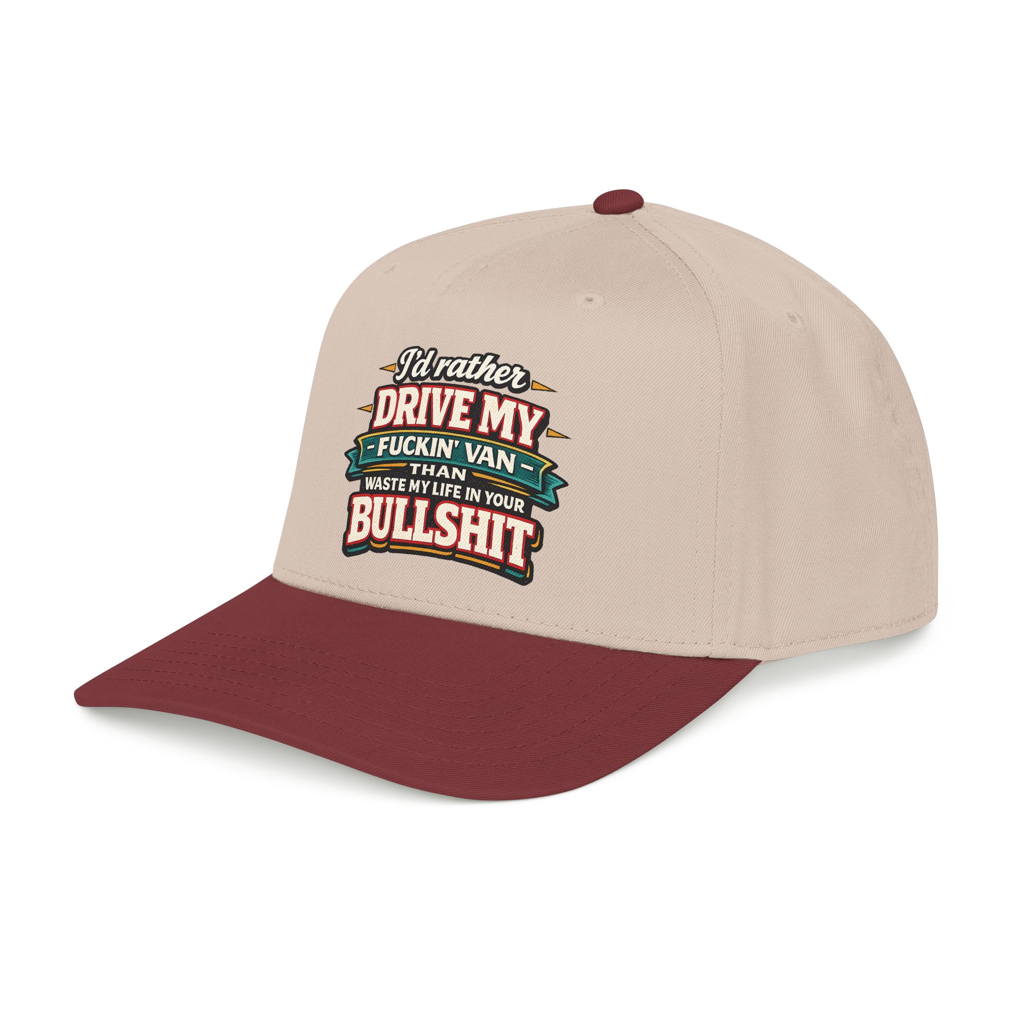 Baseball Cap - "I´d Rather Drive My Fucking Van" Design F**K-Line