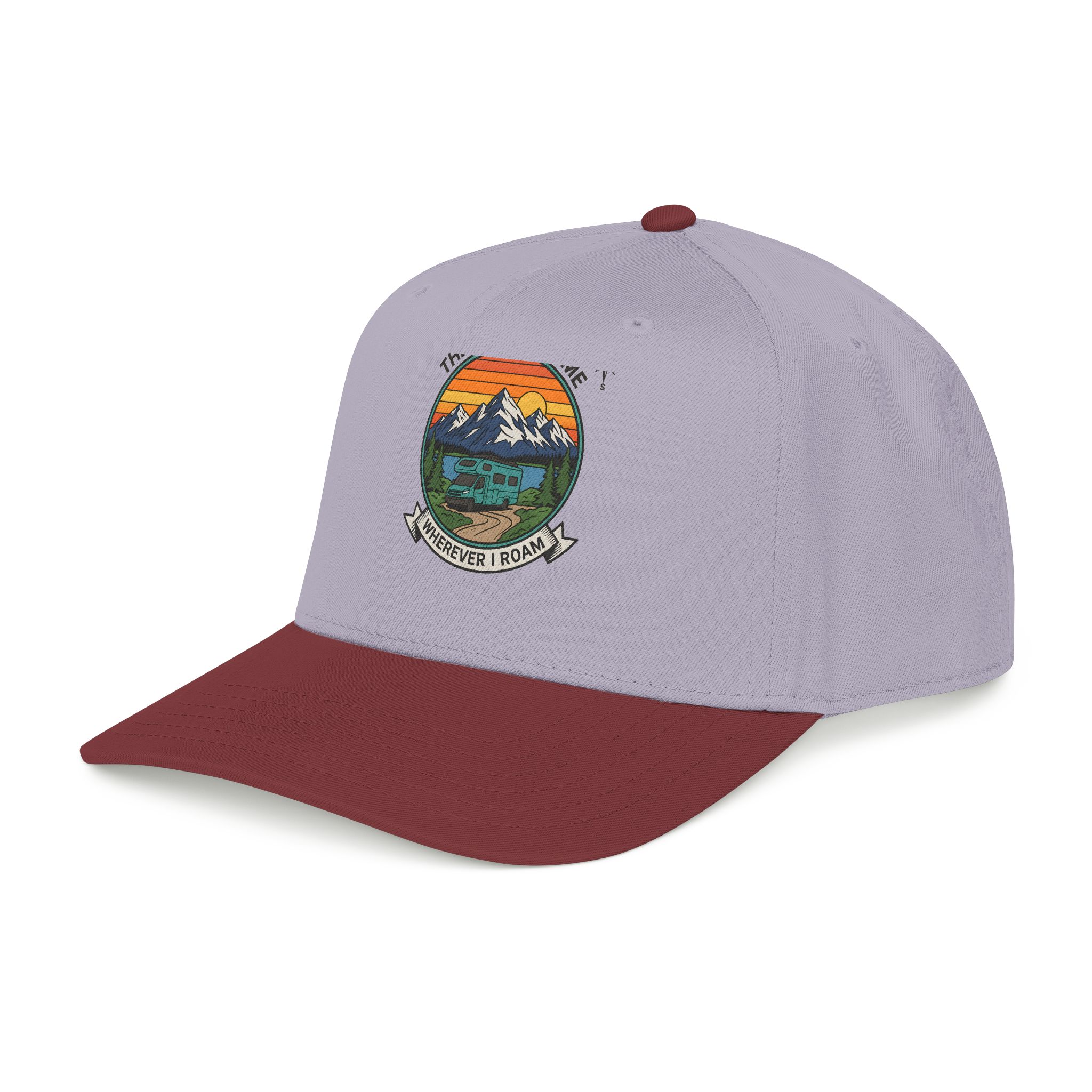 Baseball Cap — "The Road Is Home, Wherever I Roam"