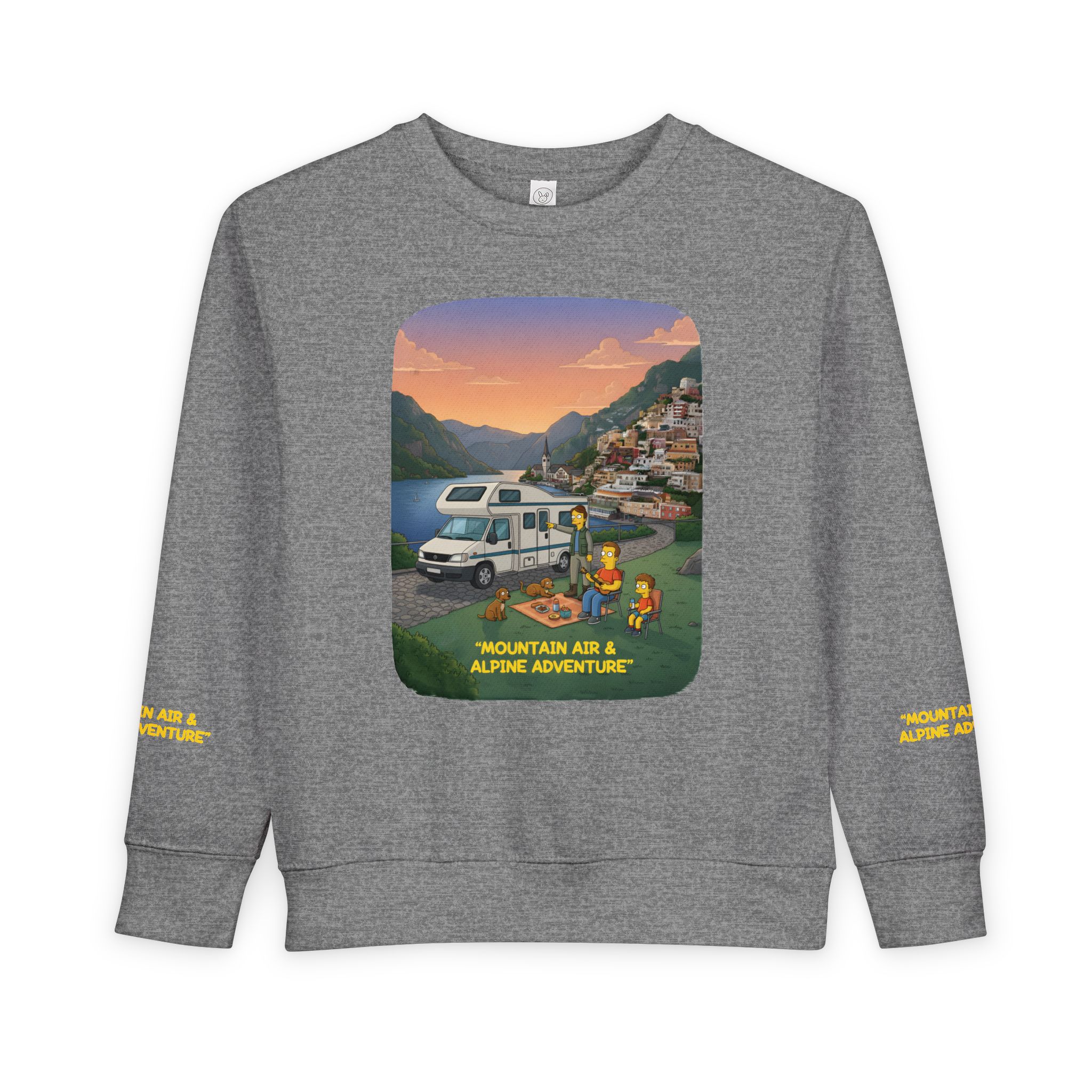 Toddler Sweatshirt - "Mountain Air-Alpine Adventure" (Design Sitcom-Line)