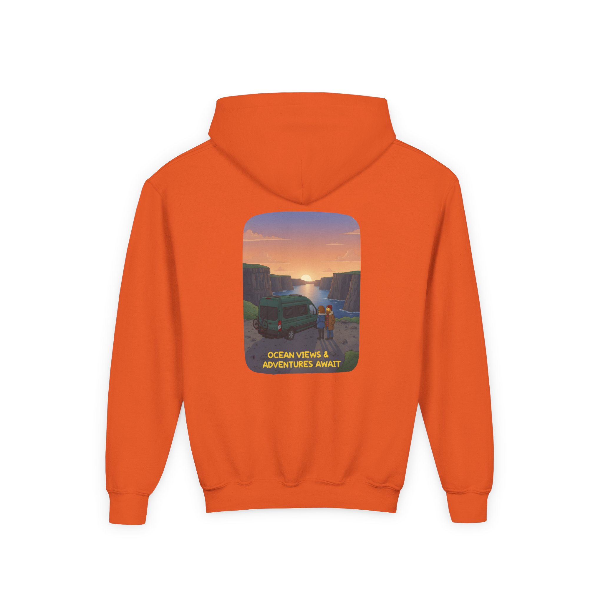 6478853658816620962_2048.jpeg Youth Hoodie(Gildan) – "Ocean Views-Adventures Awaits" (Design Sitcom-Line)