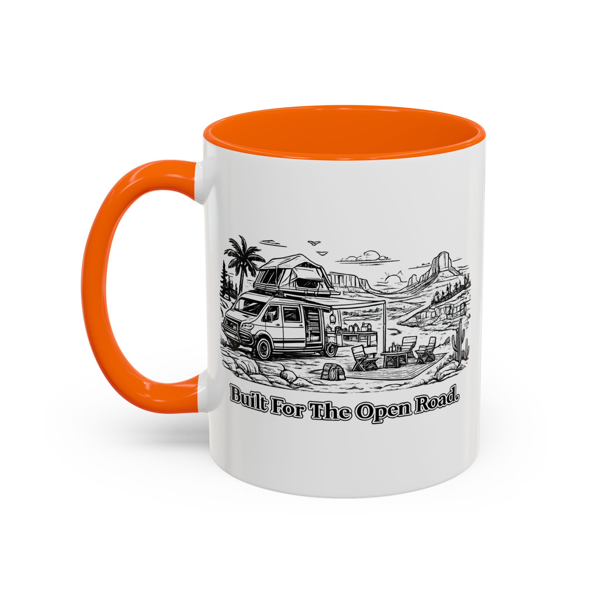647899229253122073_2048.jpeg Accent Coffee Mug (11, 15oz) — "Built For The Open Road" Design Minimal-Line