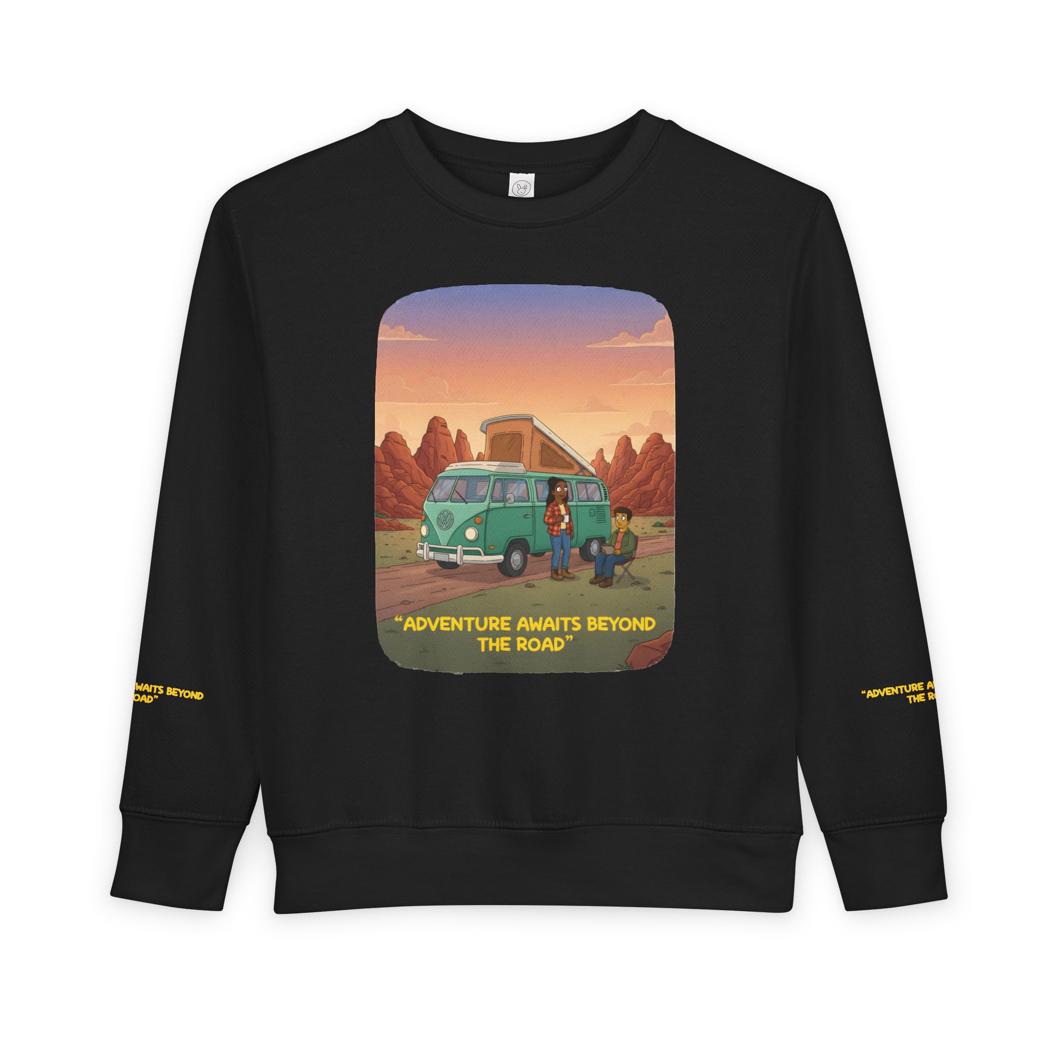 6484783036960941832_2048-1.jpeg Toddler Sweatshirt - "Adventure Awaits Beyond The Road" (Design Sitcom-Line)