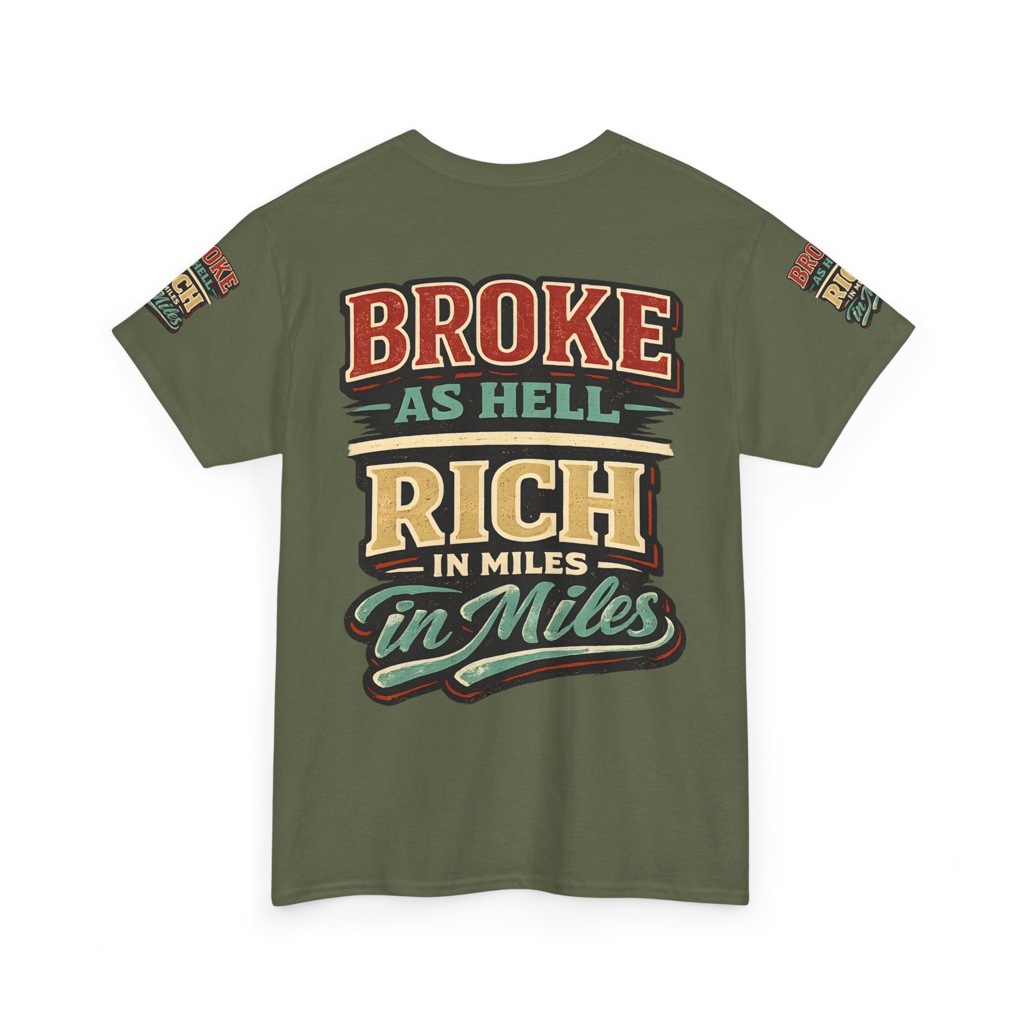 6502570380954847827_2048.jpeg Unisex Heavy Cotton Tee — "Broke As Hell" Design F**K-Line