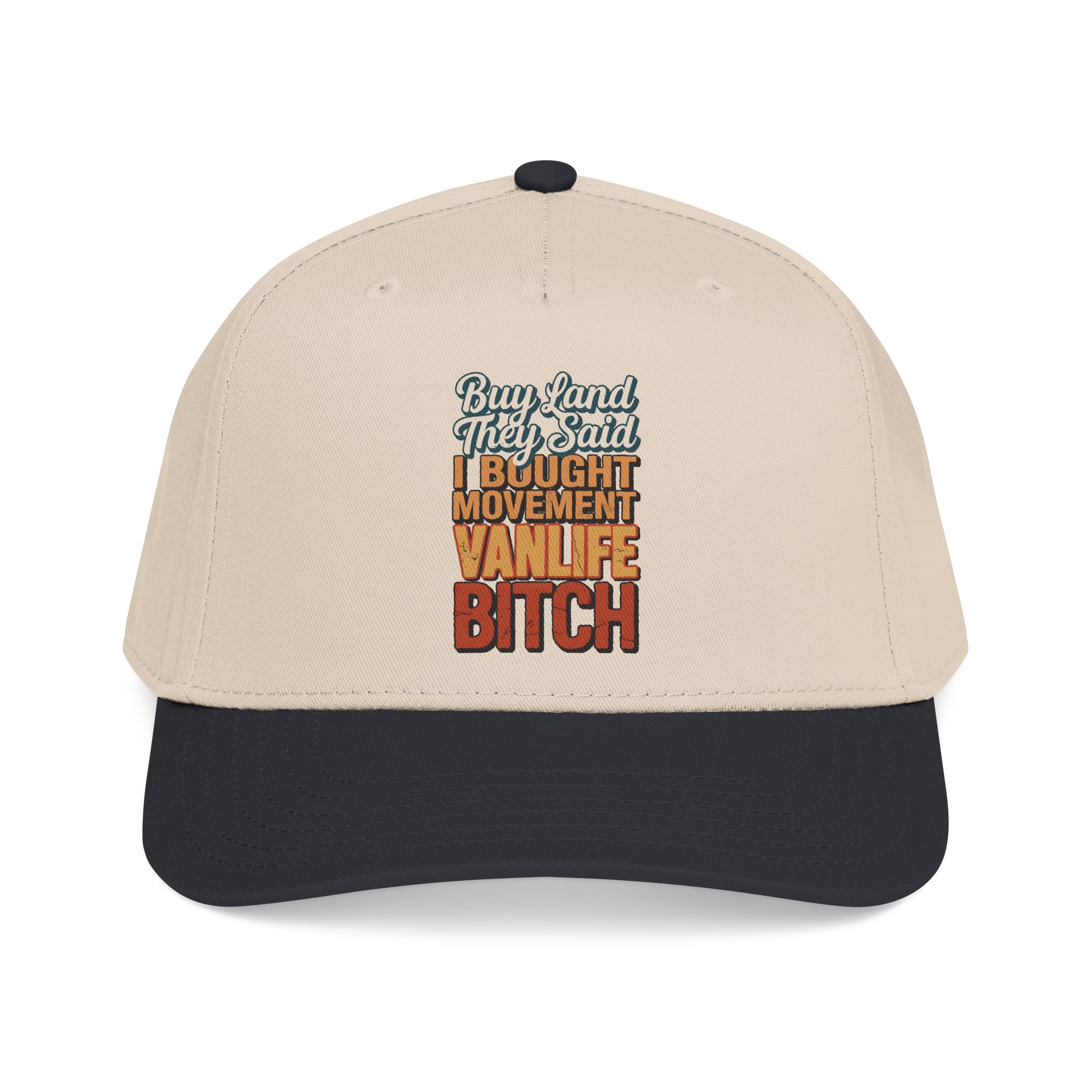 Baseball Cap - "Buy Land They Said" Design F**K-Line