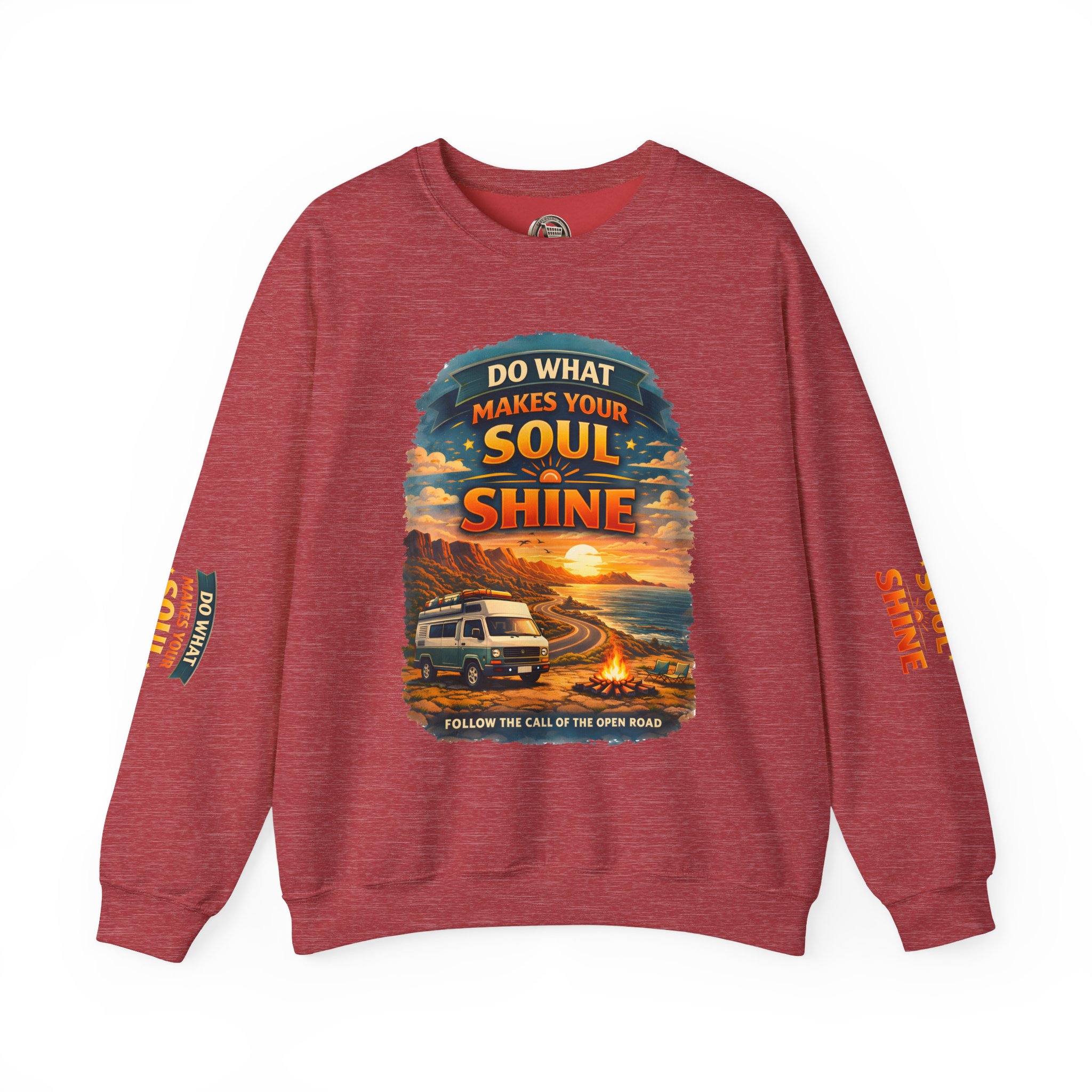 Unisex Heavy Blend™ Crewneck Sweatshirt — "Do What Makes Your Soul Shine" Design Scenic-Line