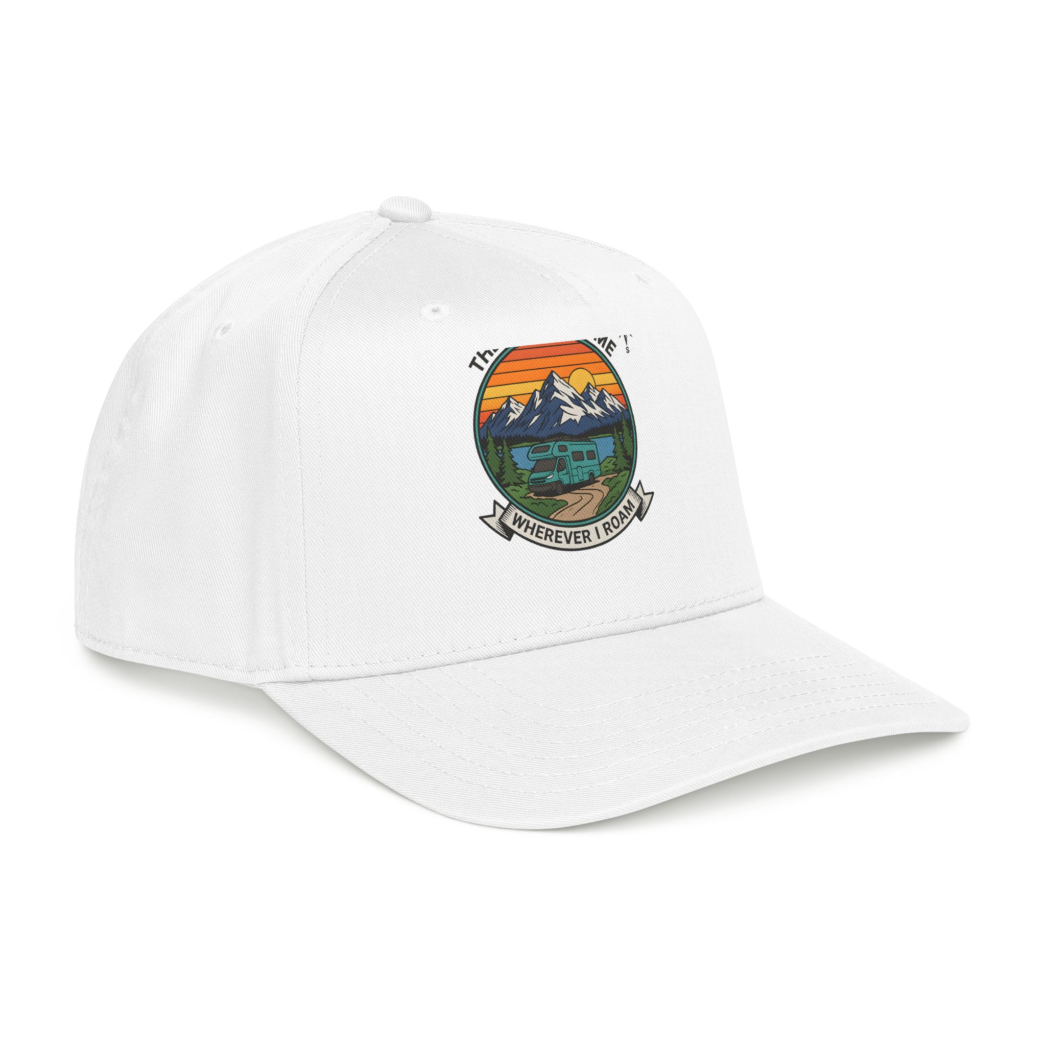 Baseball Cap — "The Road Is Home, Wherever I Roam"