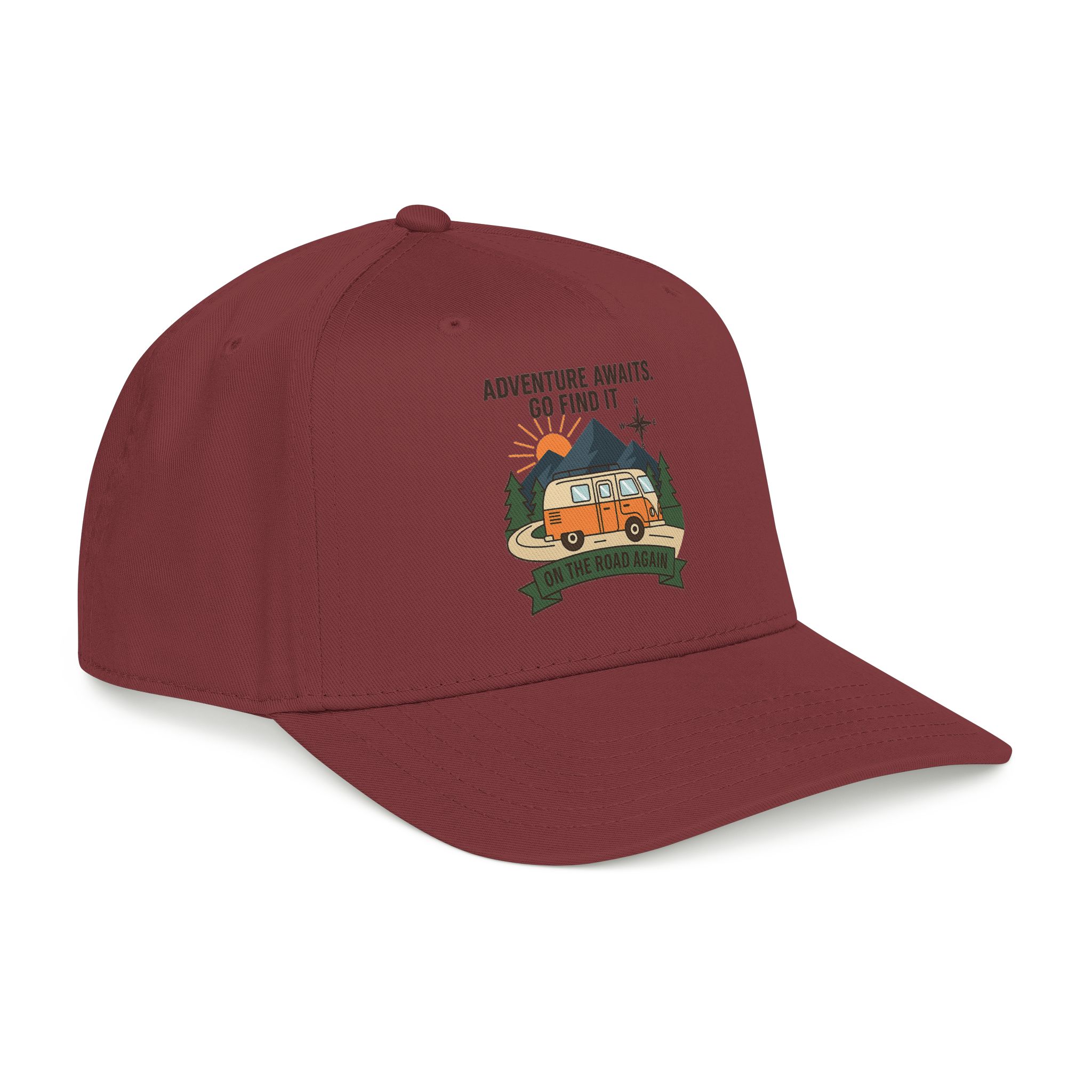 Baseball Cap - "Adventure Awaits" Outdoor Travel Hat