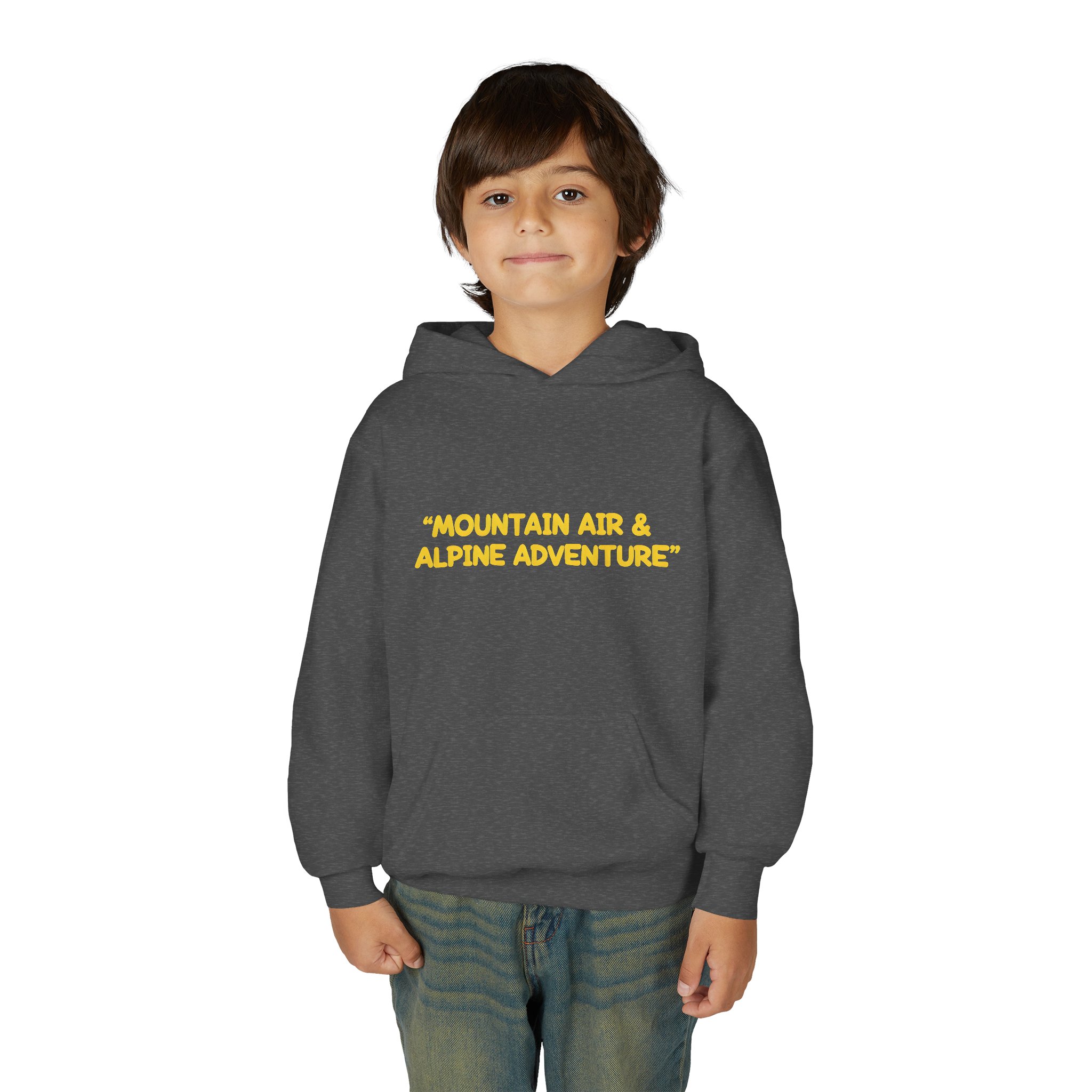 6571682286016997008_2048.jpeg Youth Hoodie(Gildan) – "Mountain Air And Alpine Adventure" (Design Sitcom-Line)