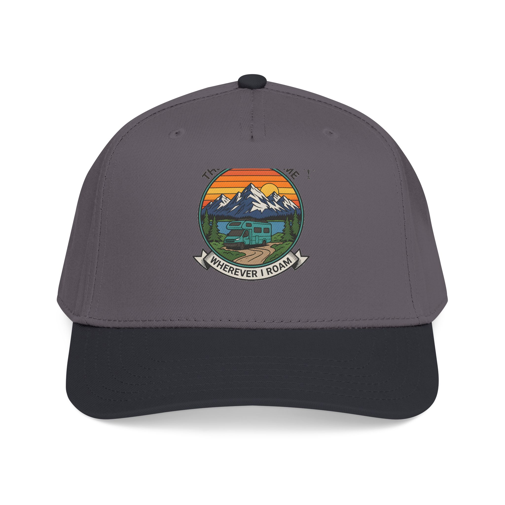 Baseball Cap — "The Road Is Home, Wherever I Roam"