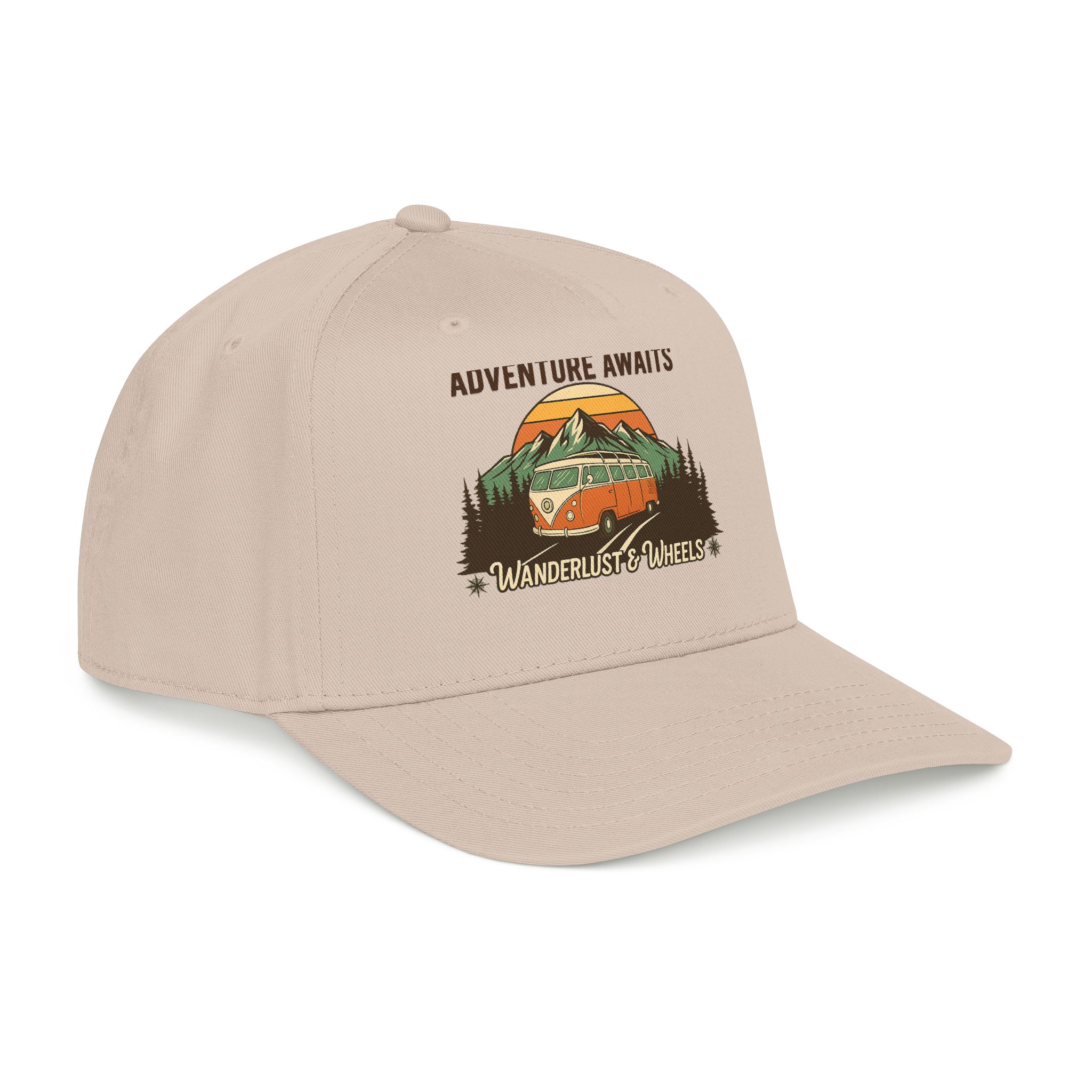 Baseball Cap - "Home Is Where You Adventure Awaits" Mid Profile Baseball Cap