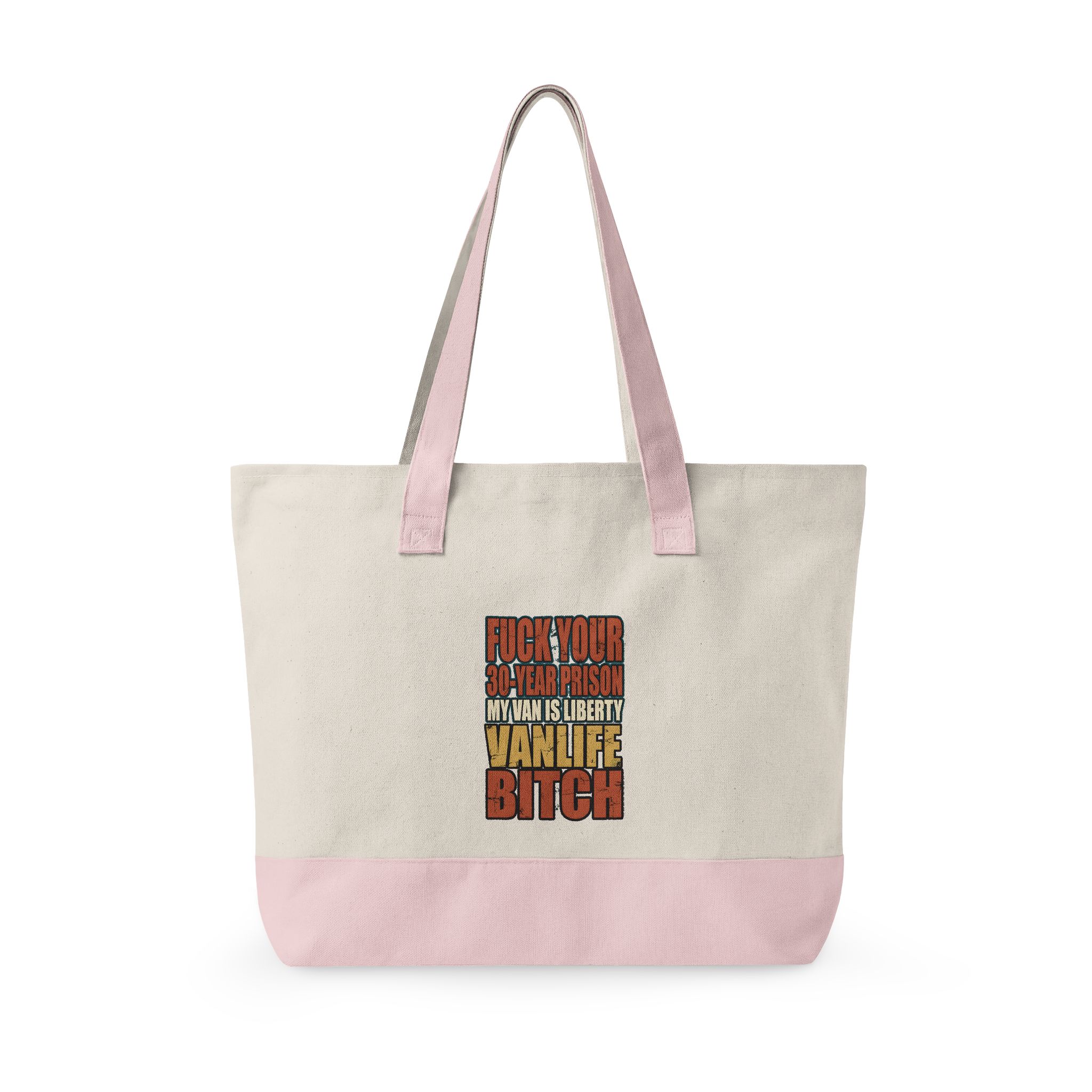 6592318762138944854_2048.jpeg Zippered Canvas Tote — "Fuck Your 30-Years Prison" (Design F**K-Line)