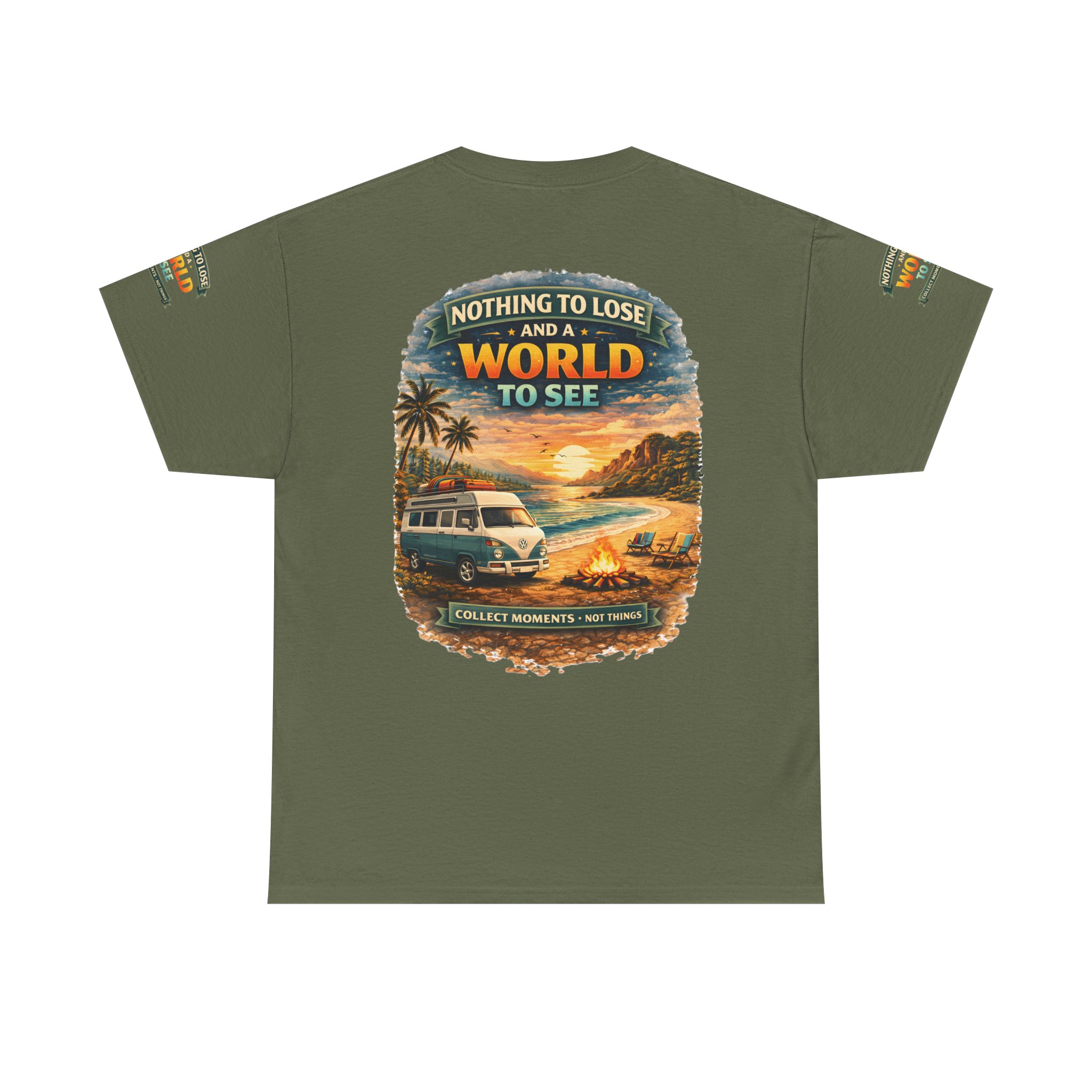 6600654459292814265_2048.jpeg Unisex Heavy Cotton Tee — "Nothing To Lose " Design Scenic-Line