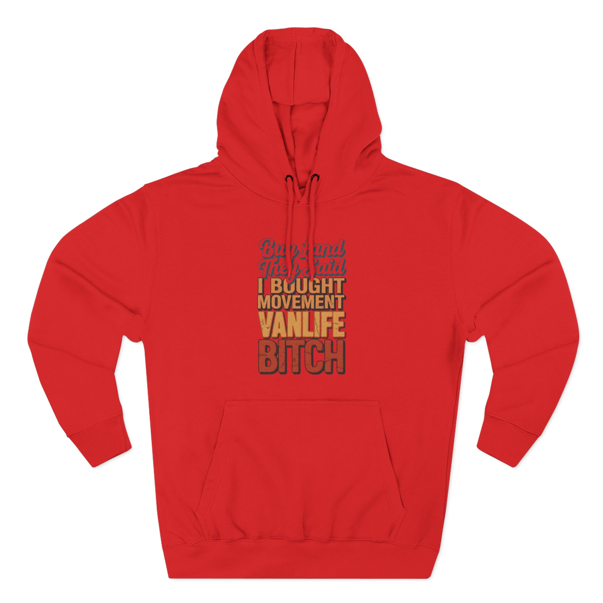 6603616841138931166_2048.jpeg Three-Panel Fleece Hoodie - "Buy Land They Said" Design F**K-Line
