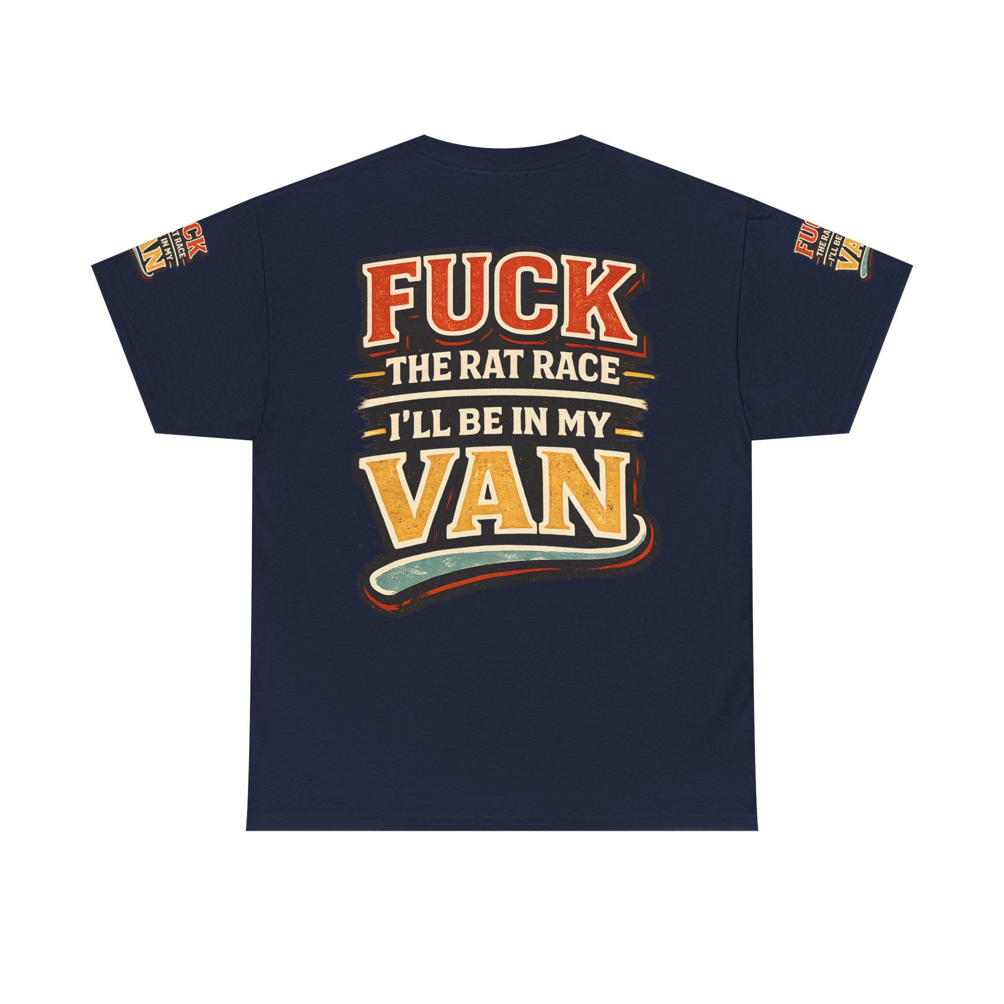 6625135482147450419_2048.jpeg Unisex Heavy Cotton Tee — "Fuck The Rat Race" Design F**K-Line