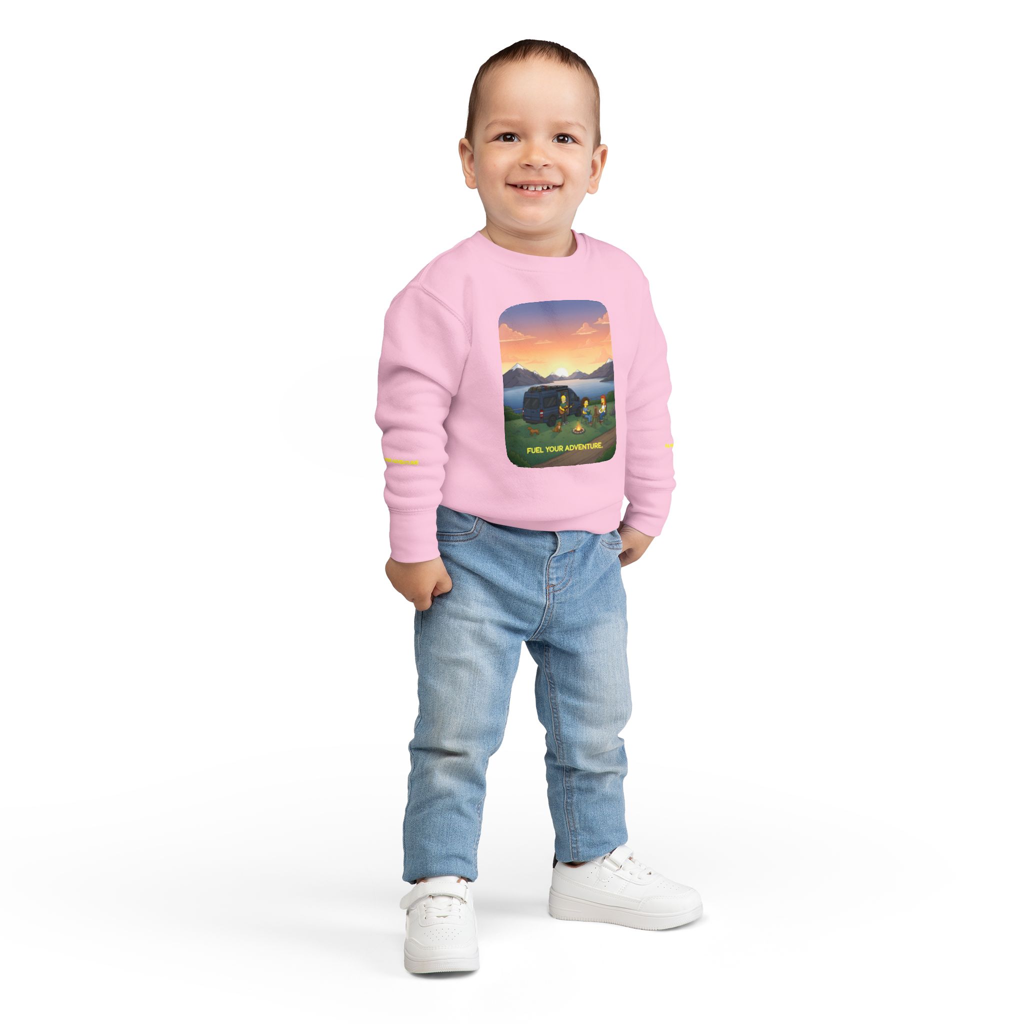 Toddler Sweatshirt - "Fuel Your Adventure" (Design Sitcom-Line)