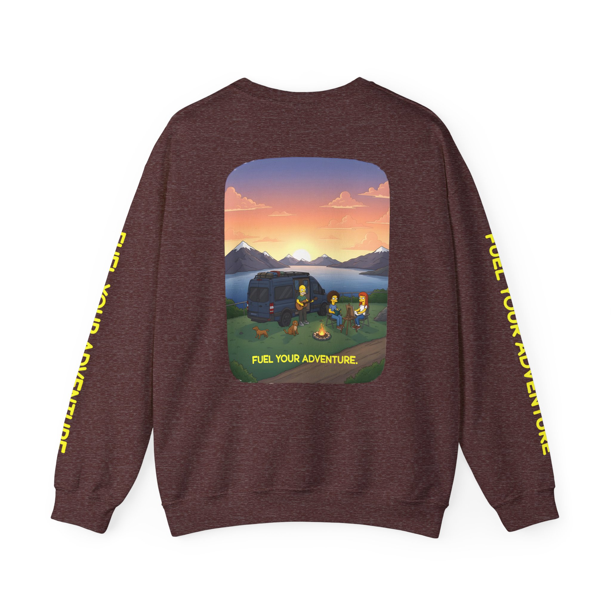6646145145565383694_2048.jpeg Unisex Heavy Blend™ Crewneck Sweatshirt — "Fuel Your Adventure" Design Sitcom-Line