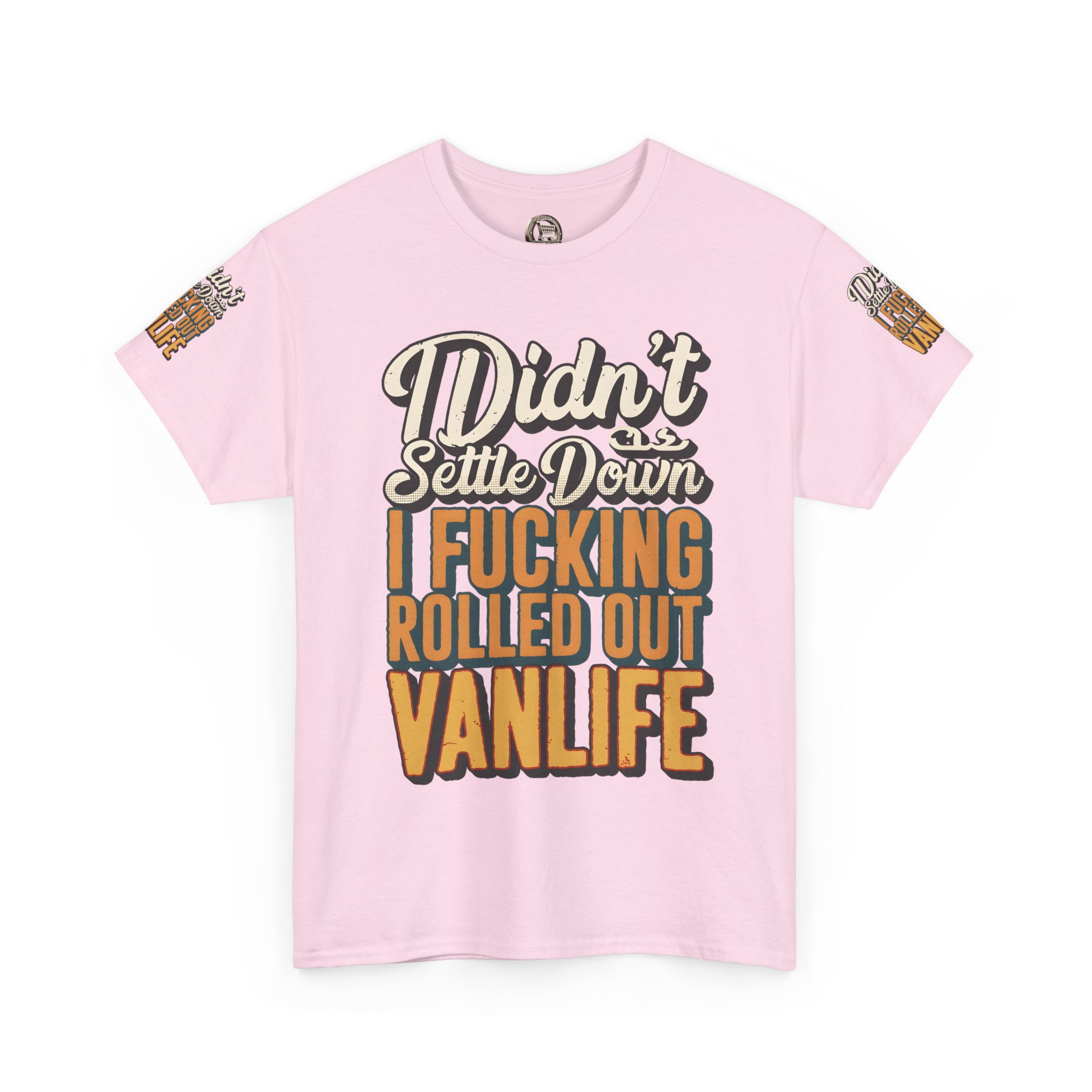 6660851953973441742_2048.jpeg Unisex Heavy Cotton Tee — "Dind´t Settle Down" Design F**K-Line