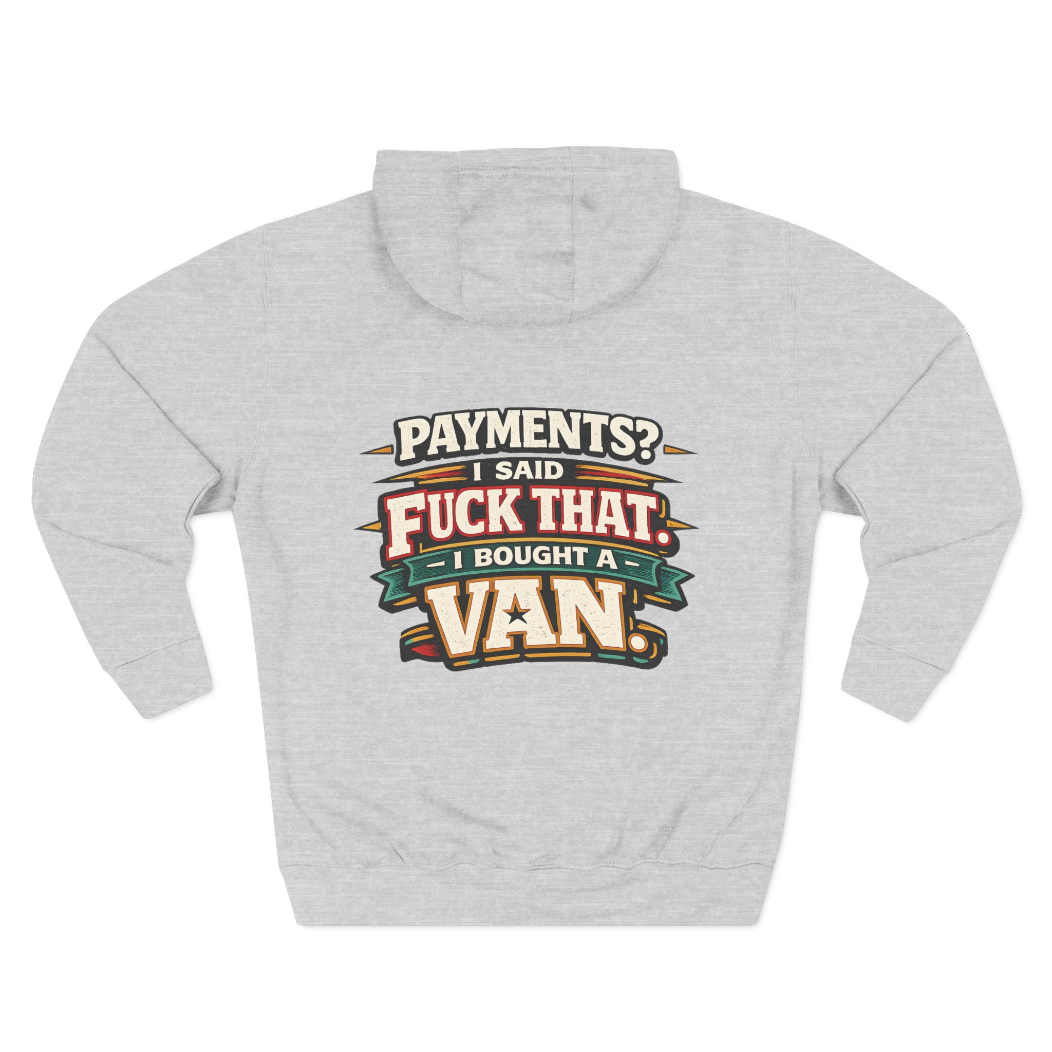 6684544928492916967_2048.jpeg Three-Panel Fleece Hoodie - "Payments?I Said" Design F**K-Line