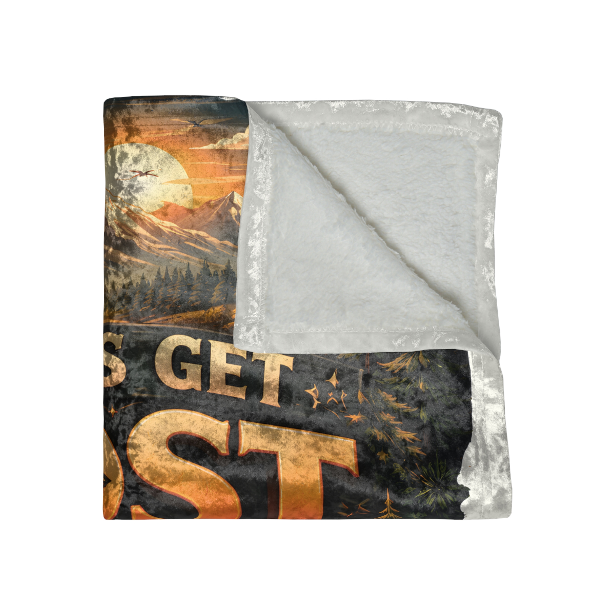 6693645425453275812_2048.jpeg Crushed Velvet Blanket —"Let´s Get Lost And Find Ourselfs" Design Scenic-Line (Campervan)