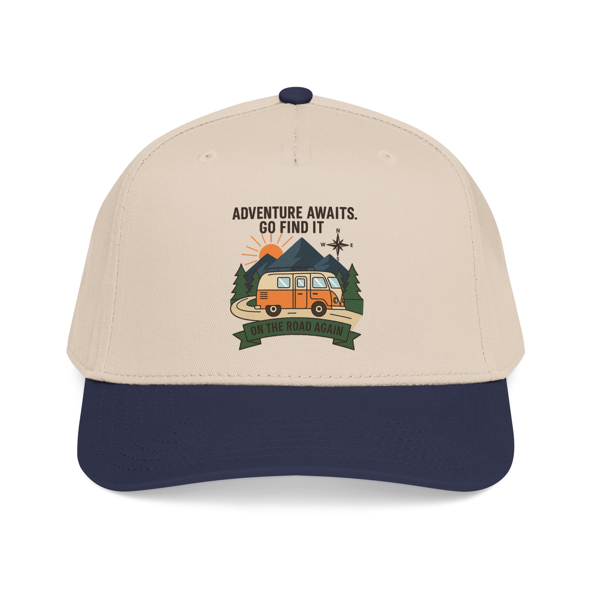 Baseball Cap - "Adventure Awaits" Outdoor Travel Hat