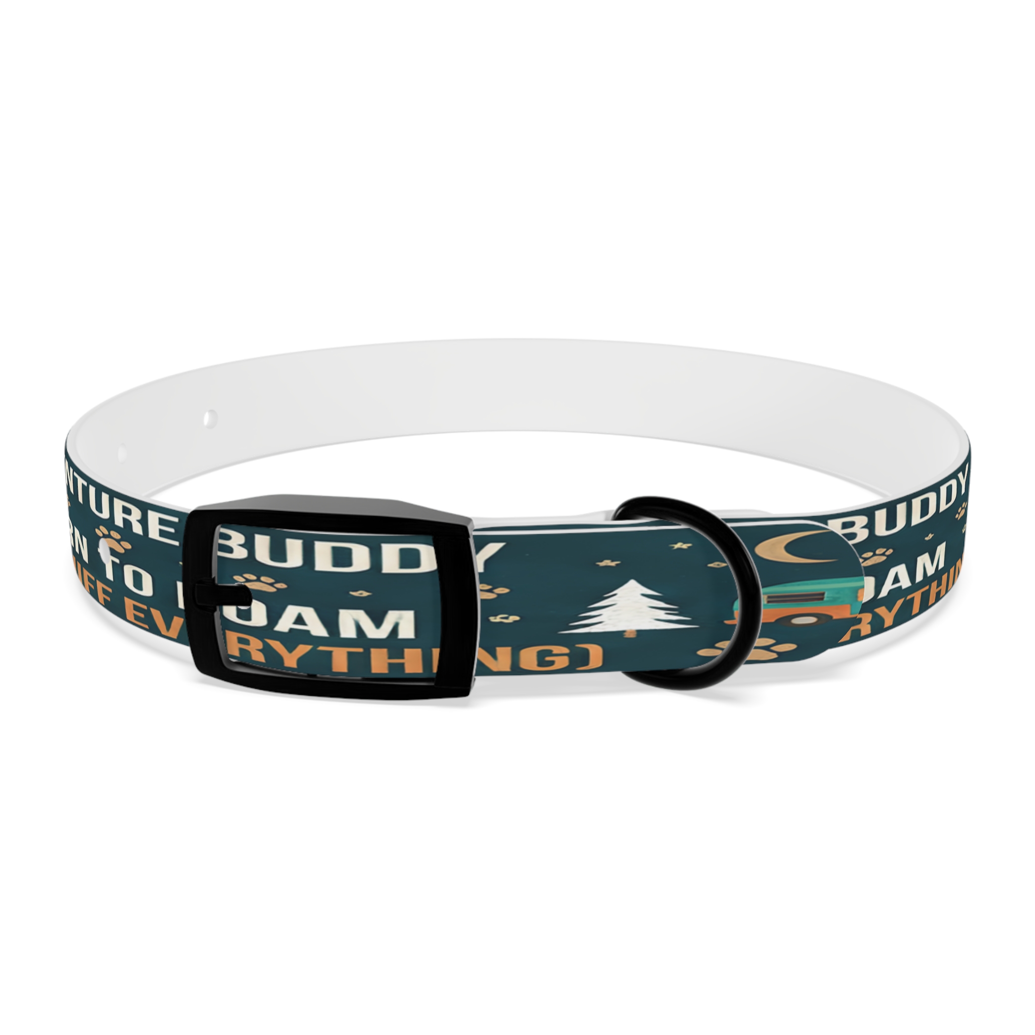Dog Collar — 'Born to Roam (and Sniff Everything)' Outdoor Pet Collar
