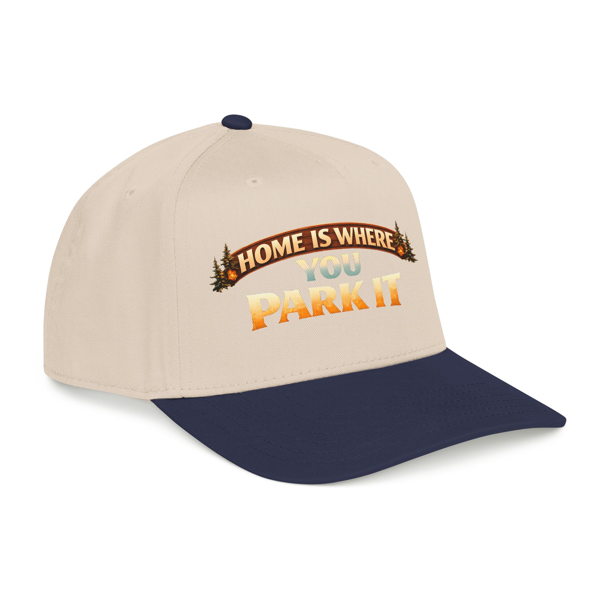 Baseball Cap - "Home Is Where You Park It" Design Scenic-Line