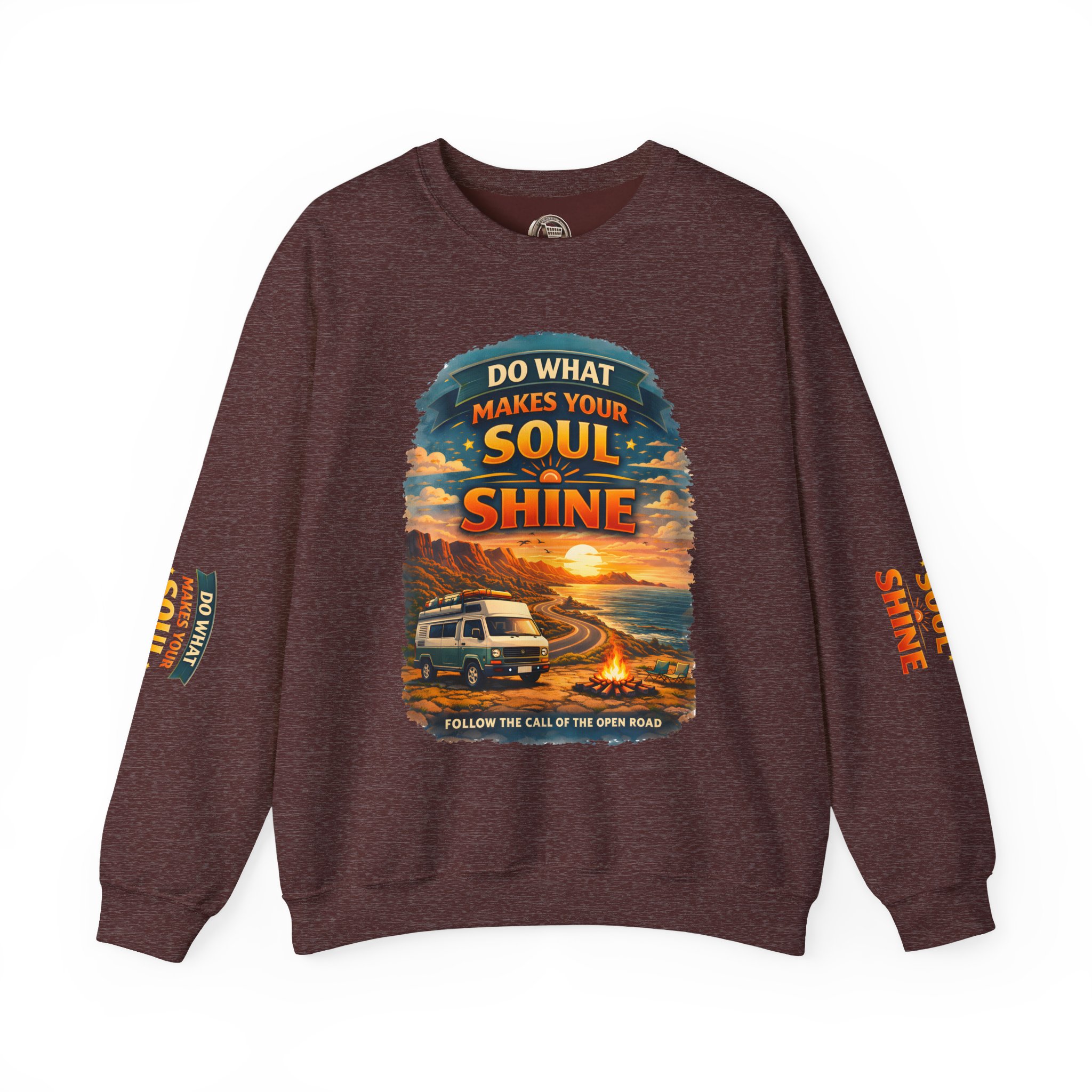 Unisex Heavy Blend™ Crewneck Sweatshirt — "Do What Makes Your Soul Shine" Design Scenic-Line
