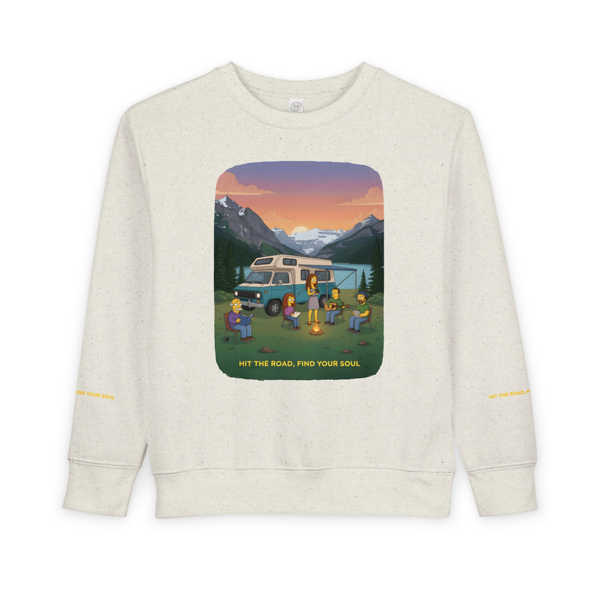 Toddler Sweatshirt - "Hit The Road-Find Your Soul" (Design Sitcom-Line)