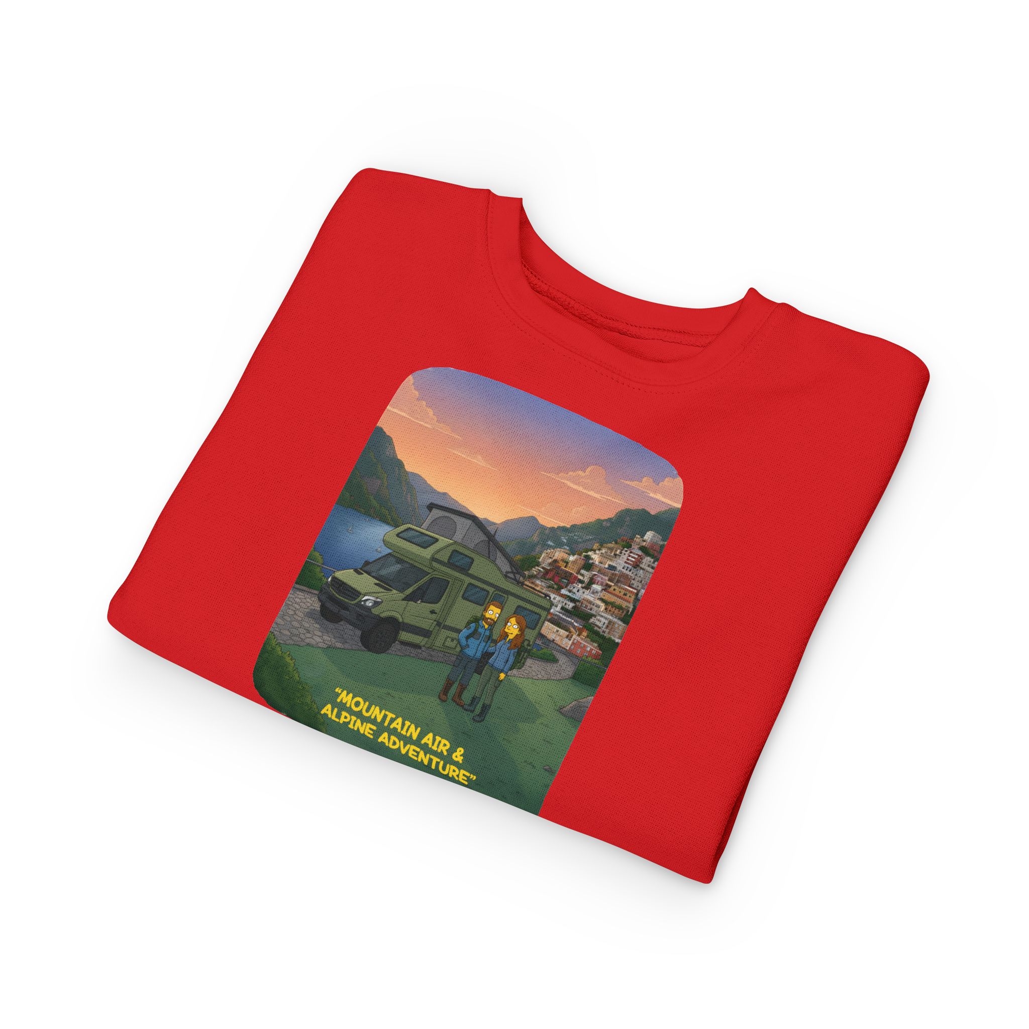 Toddler Sweatshirt - "Mountain Air And Alpine Adventure" (Design Sitcom-Line)