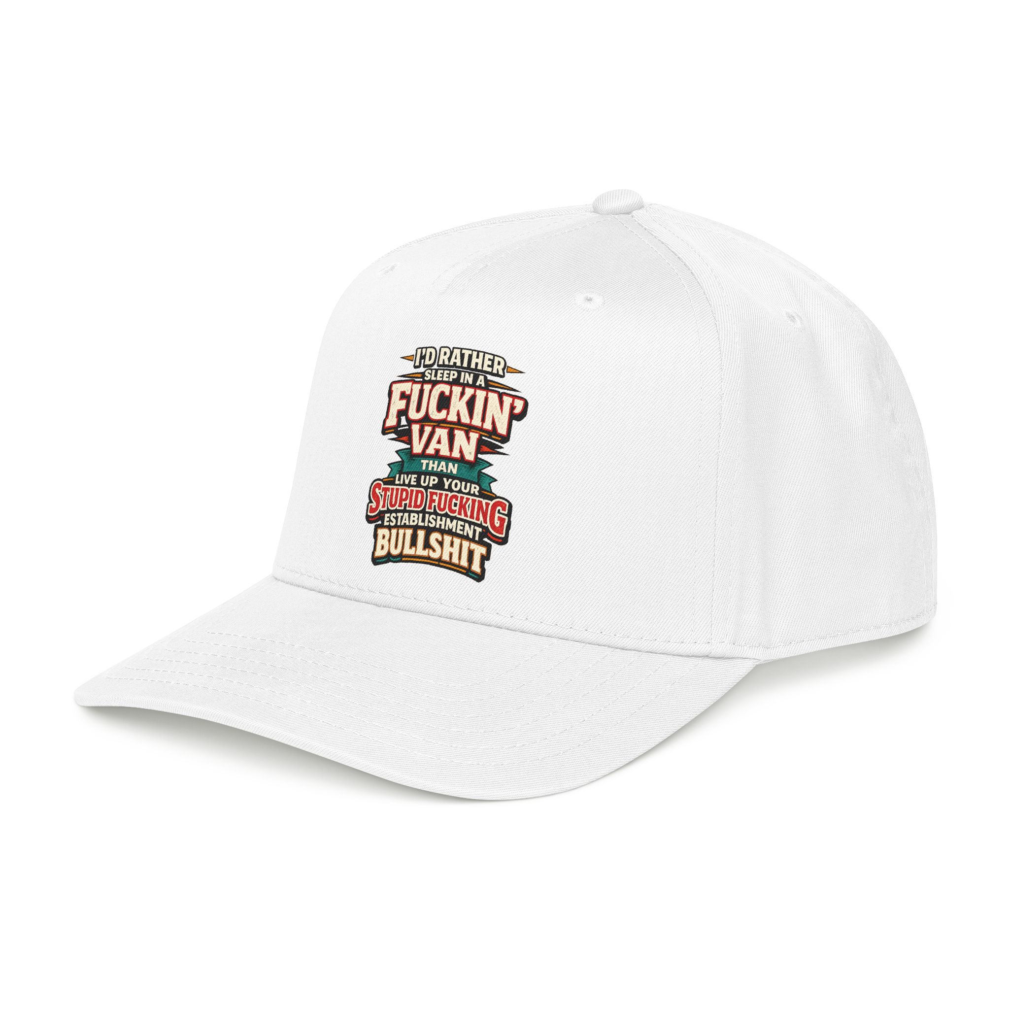 Baseball Cap - "I´d Rather Sleep in A Fucking Van" Design F**K-Line