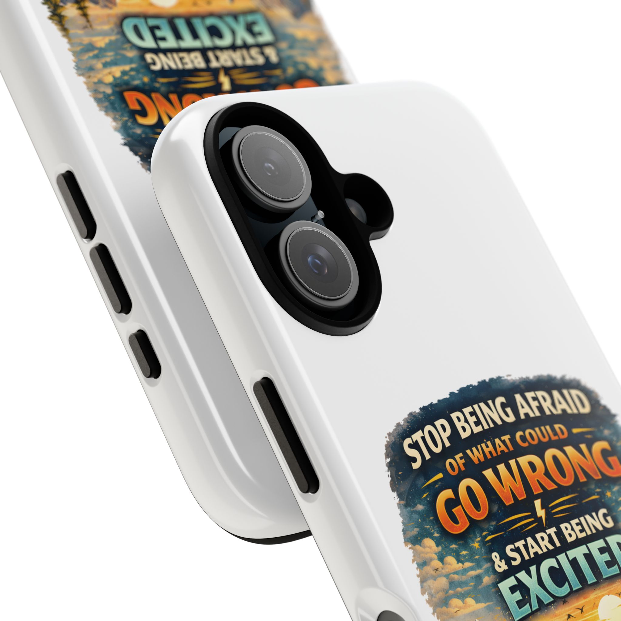 Phone Case — "Stop Being Afraid" (Design Scenic-Line)