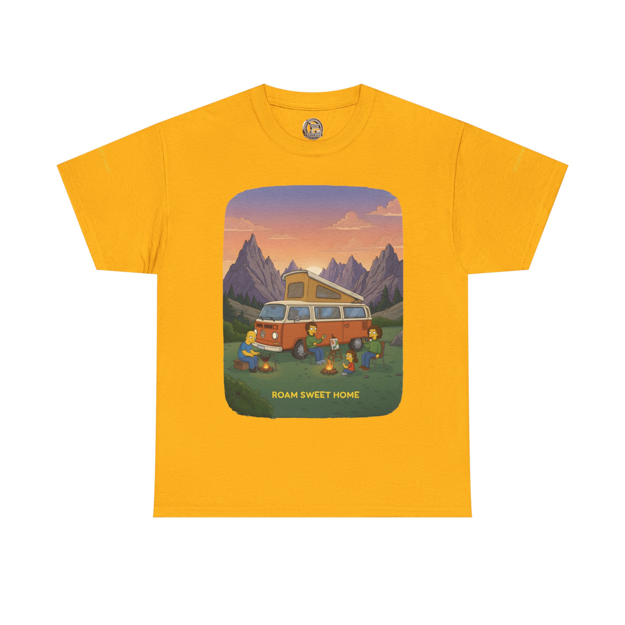Unisex Heavy Cotton Tee — "Roam Sweet Home" Design Sitcom-Line
