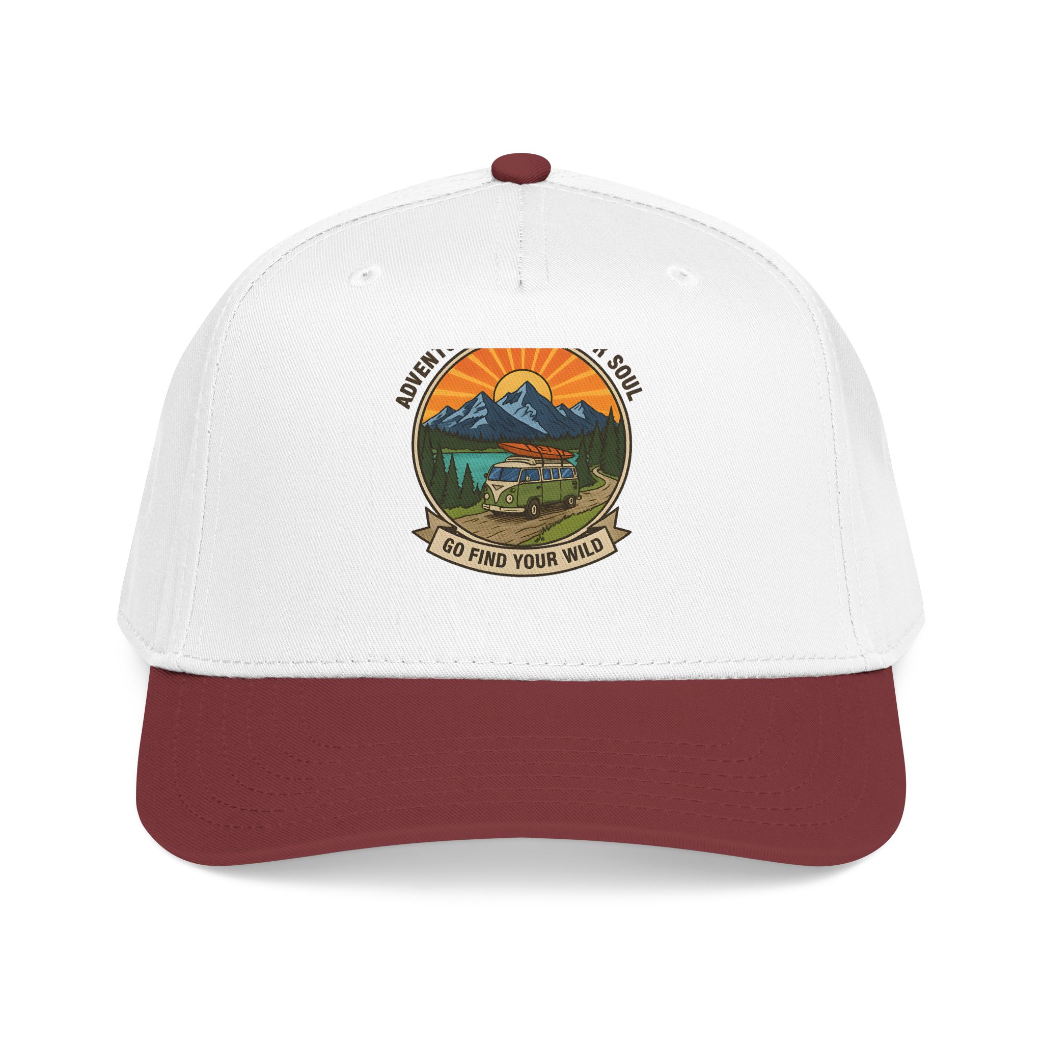Baseball Cap — "Go Find Your Wild" Outdoor Patch