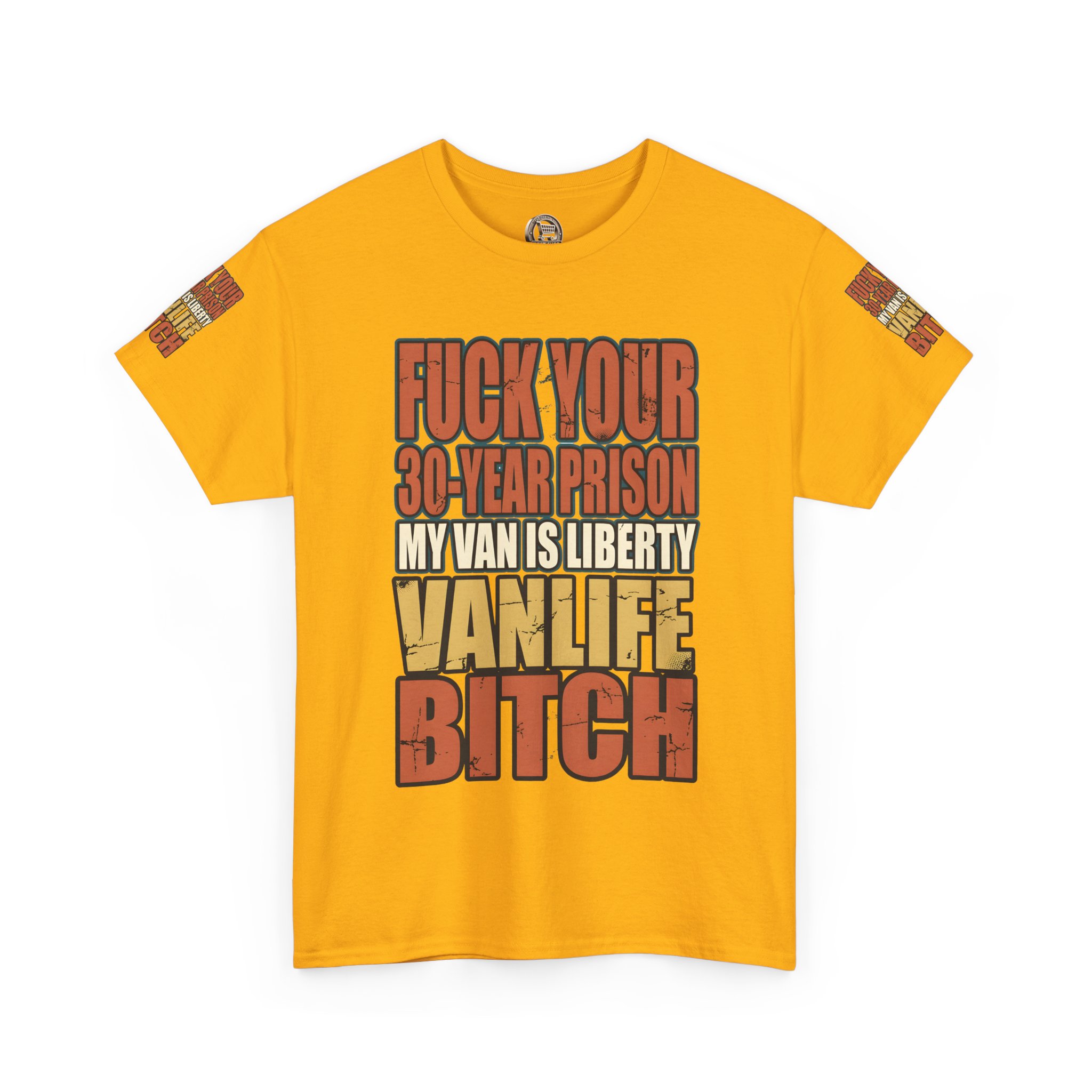 Unisex Heavy Cotton Tee — "Fuck Your 30 Year" Design F**K-Line