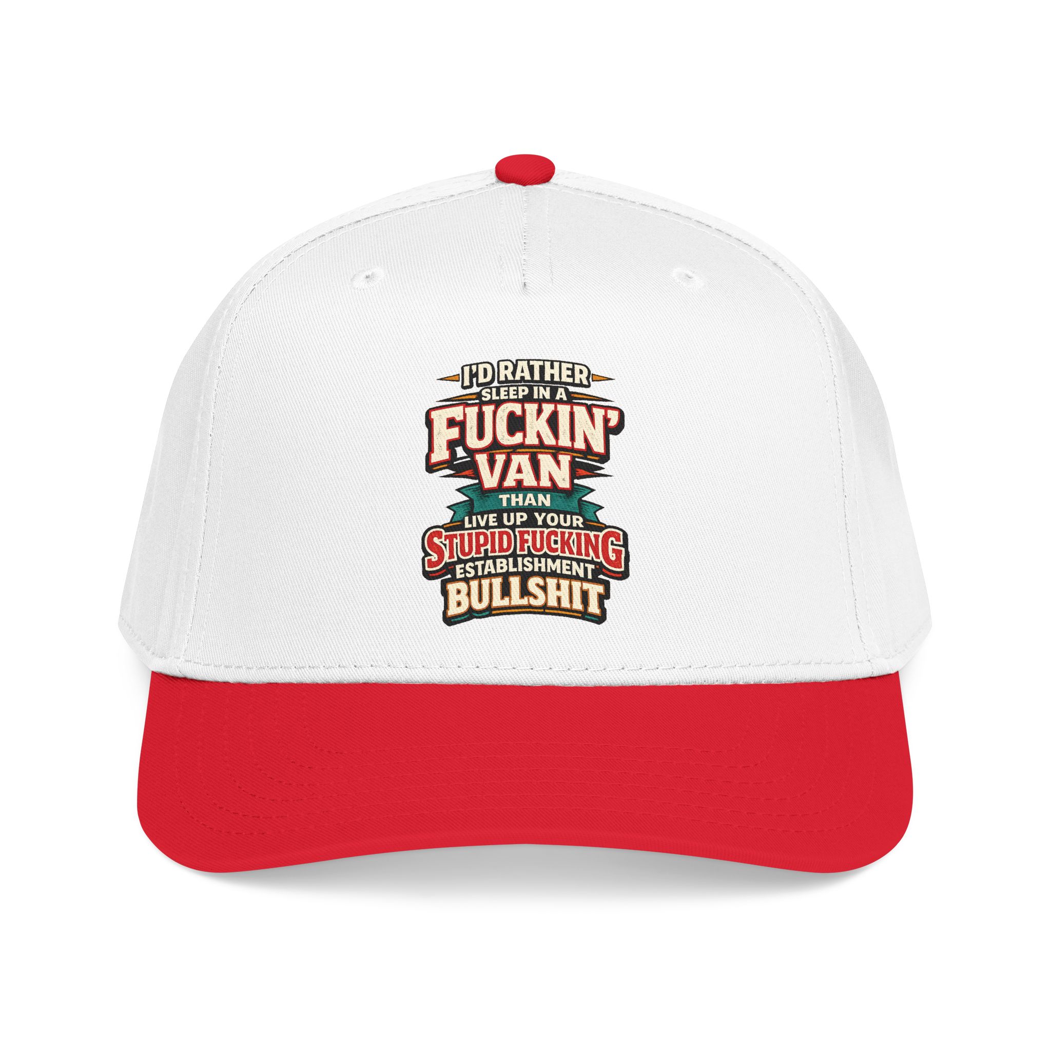 Baseball Cap - "I´d Rather Sleep in A Fucking Van" Design F**K-Line