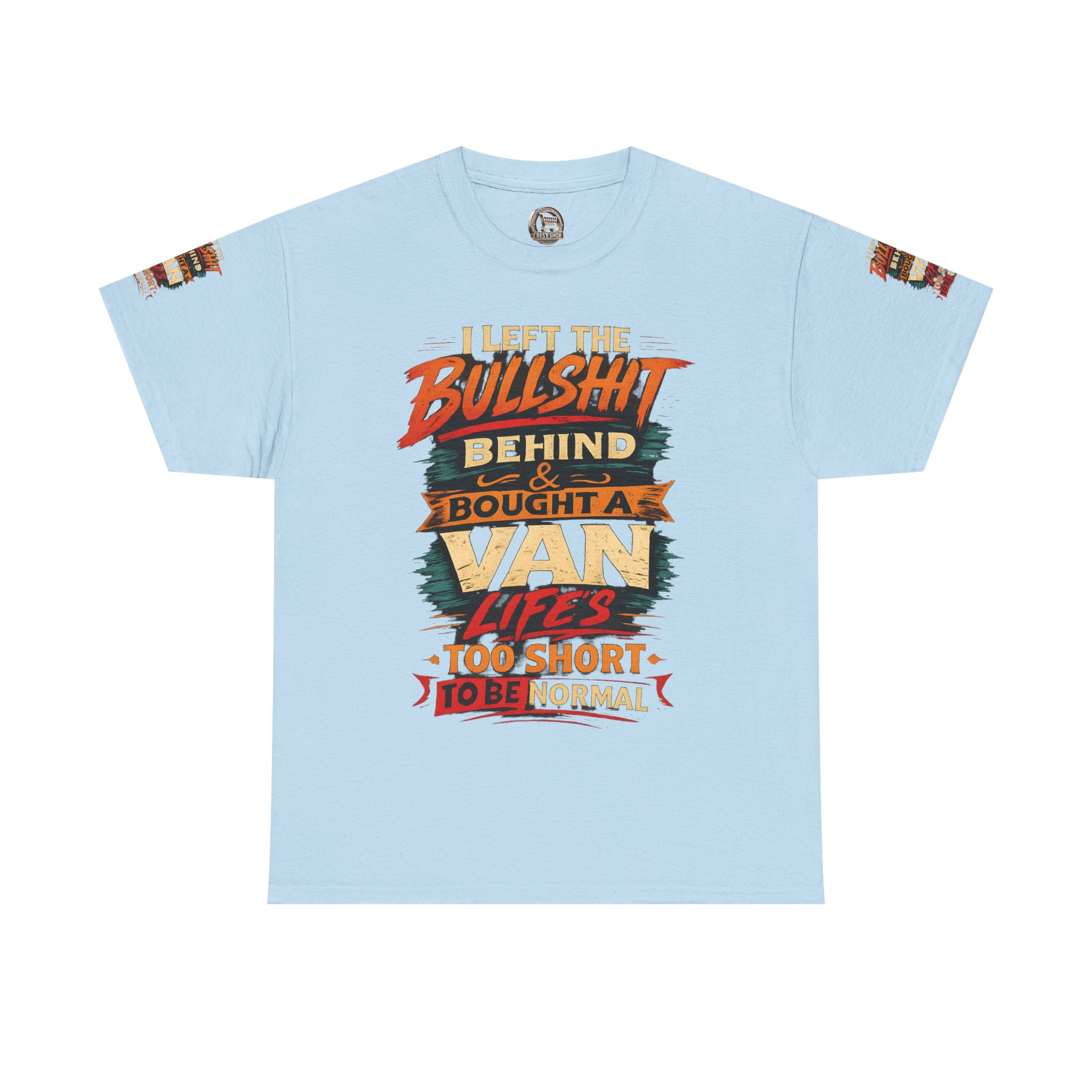 6789648015493830706_2048.jpeg Unisex Heavy Cotton Tee — "I Left The Bullshit" Design F**K-Line